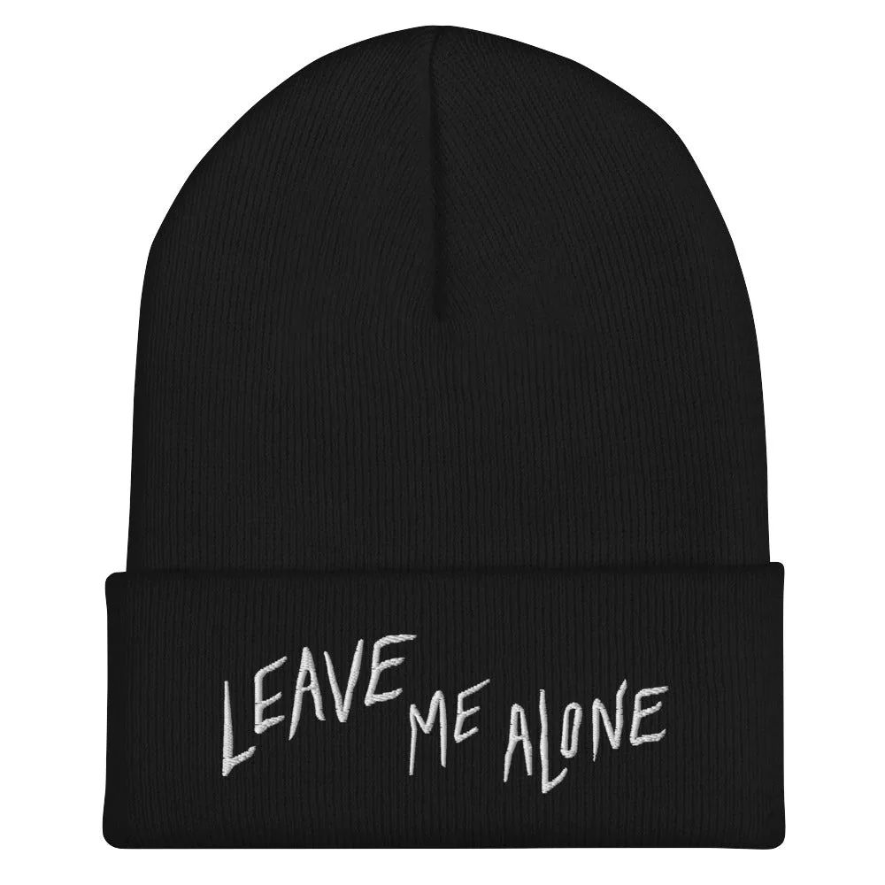 LEAVE ME ALONE - cuffed beanie