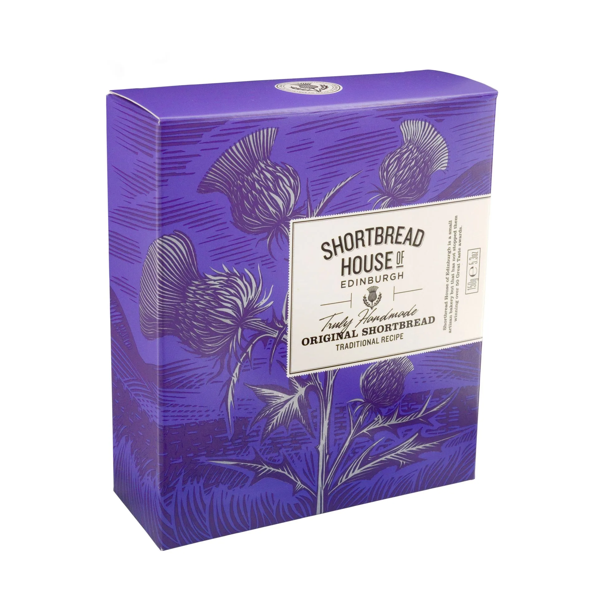 150g Box of Truly Handmade Mini Shortbread Biscuits - Original Recipe