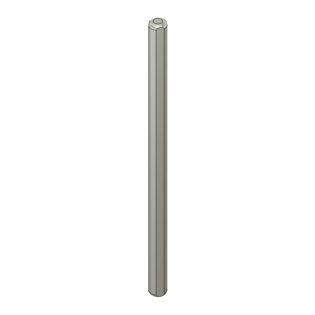 Axle 4x70 mm profile, galvanized