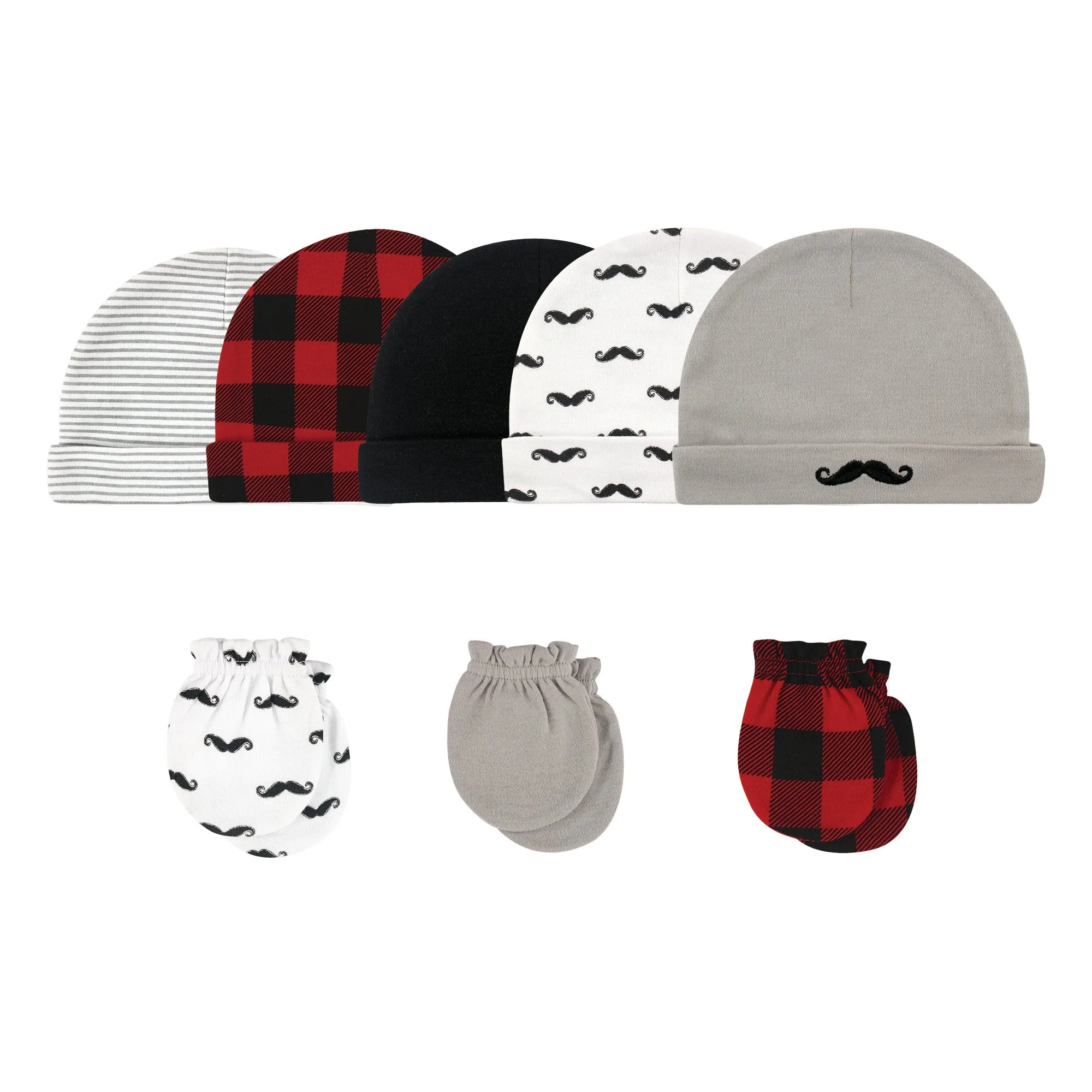Cotton Cap and Scratch Mitten Set: What New Parents Need