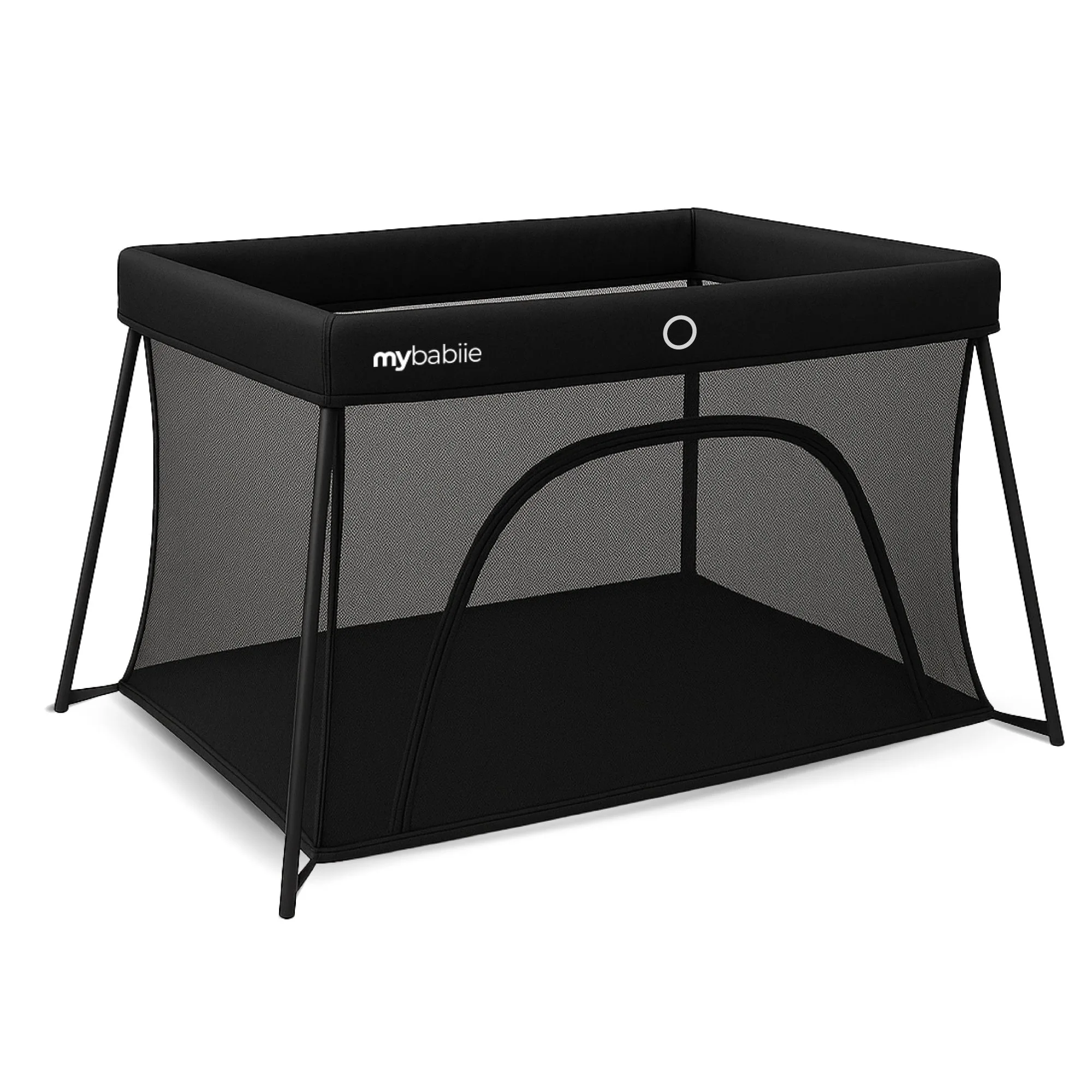 My Babiie Air-Light Luxe Travel Cot - Black - Grade A