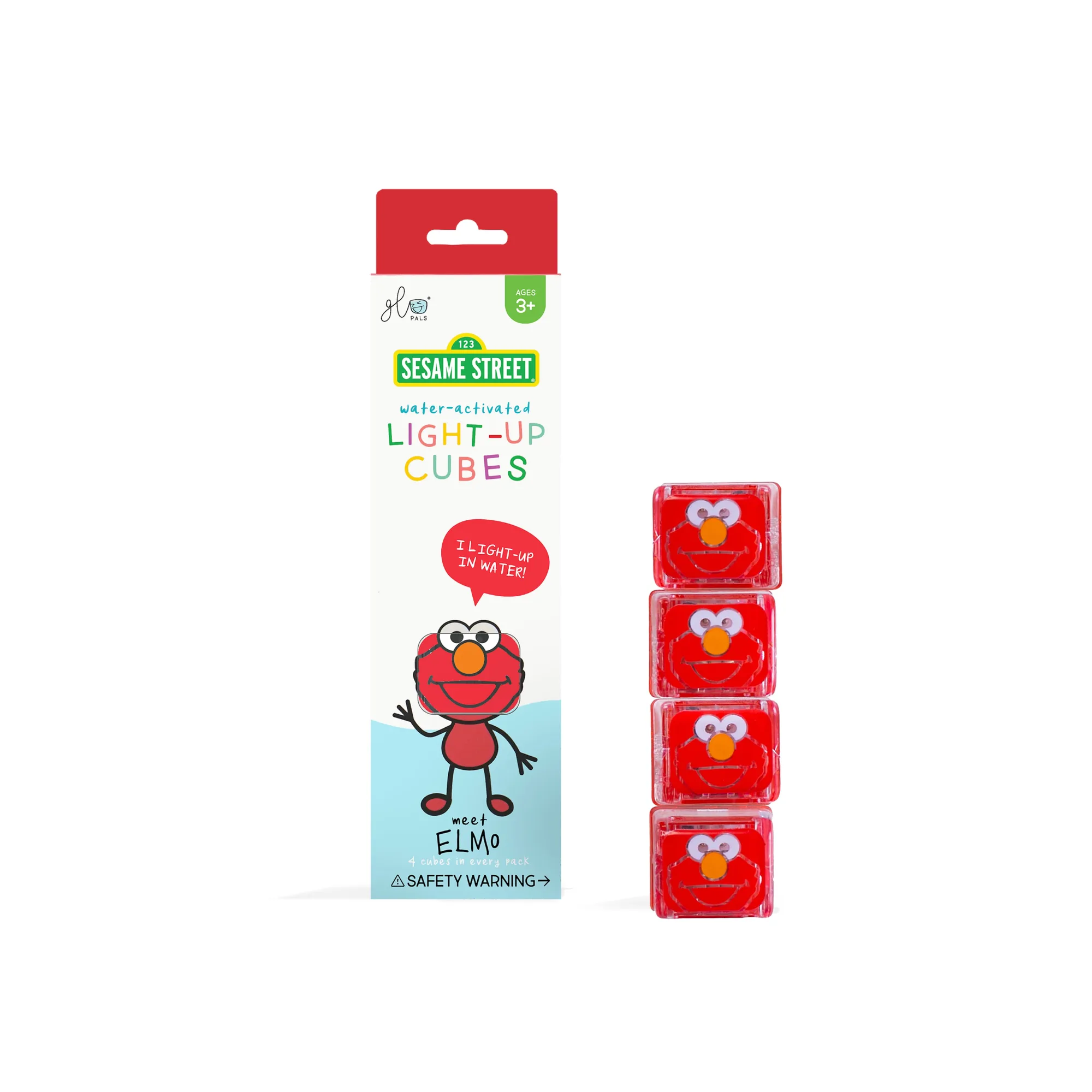 Elmo Light-Up Cubes 4-Pack