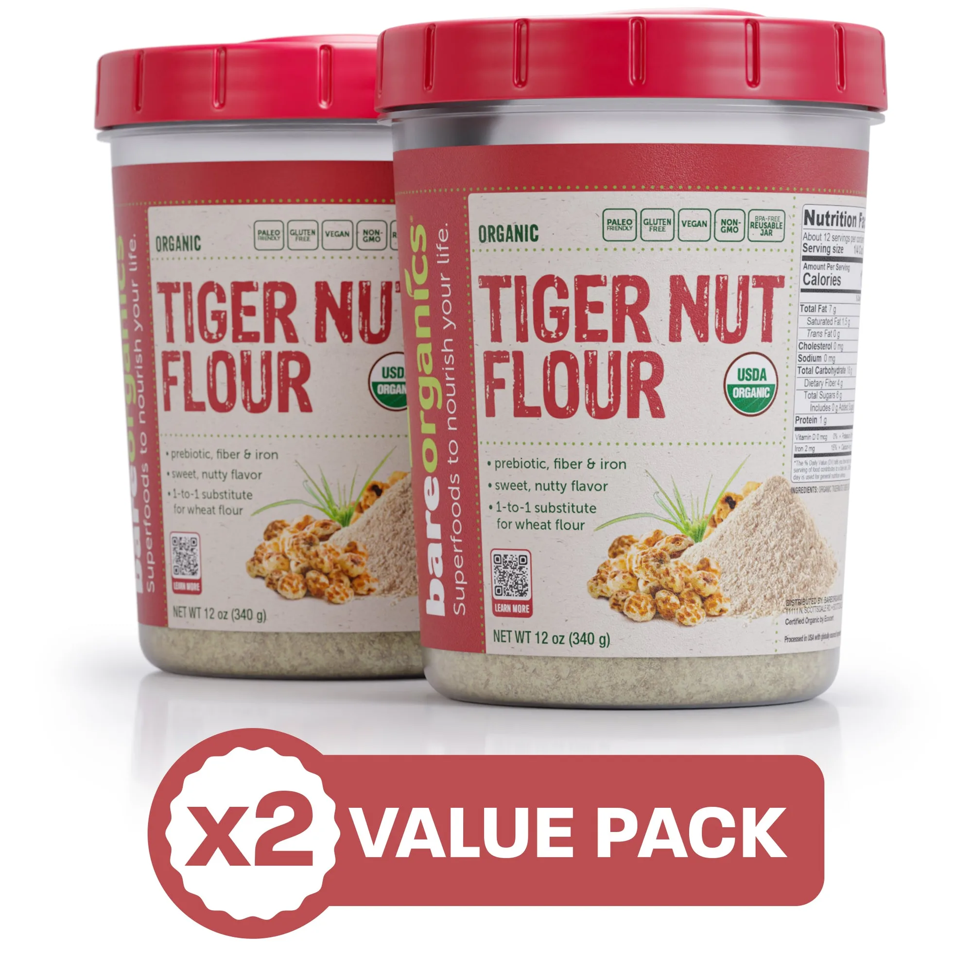 Farina di tigernut bio per dolci senza glutine
