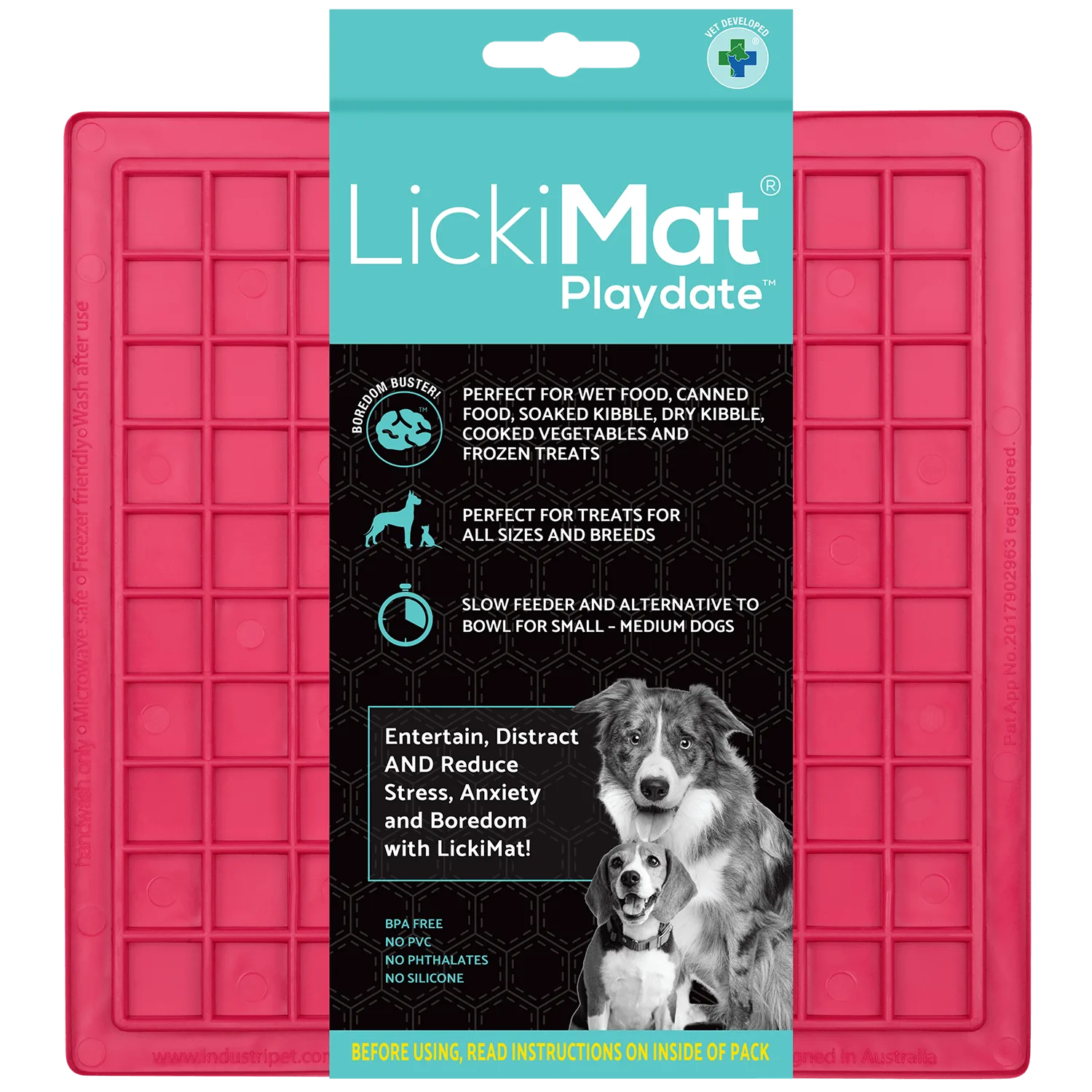 LickiMat Classic Playdate Pink