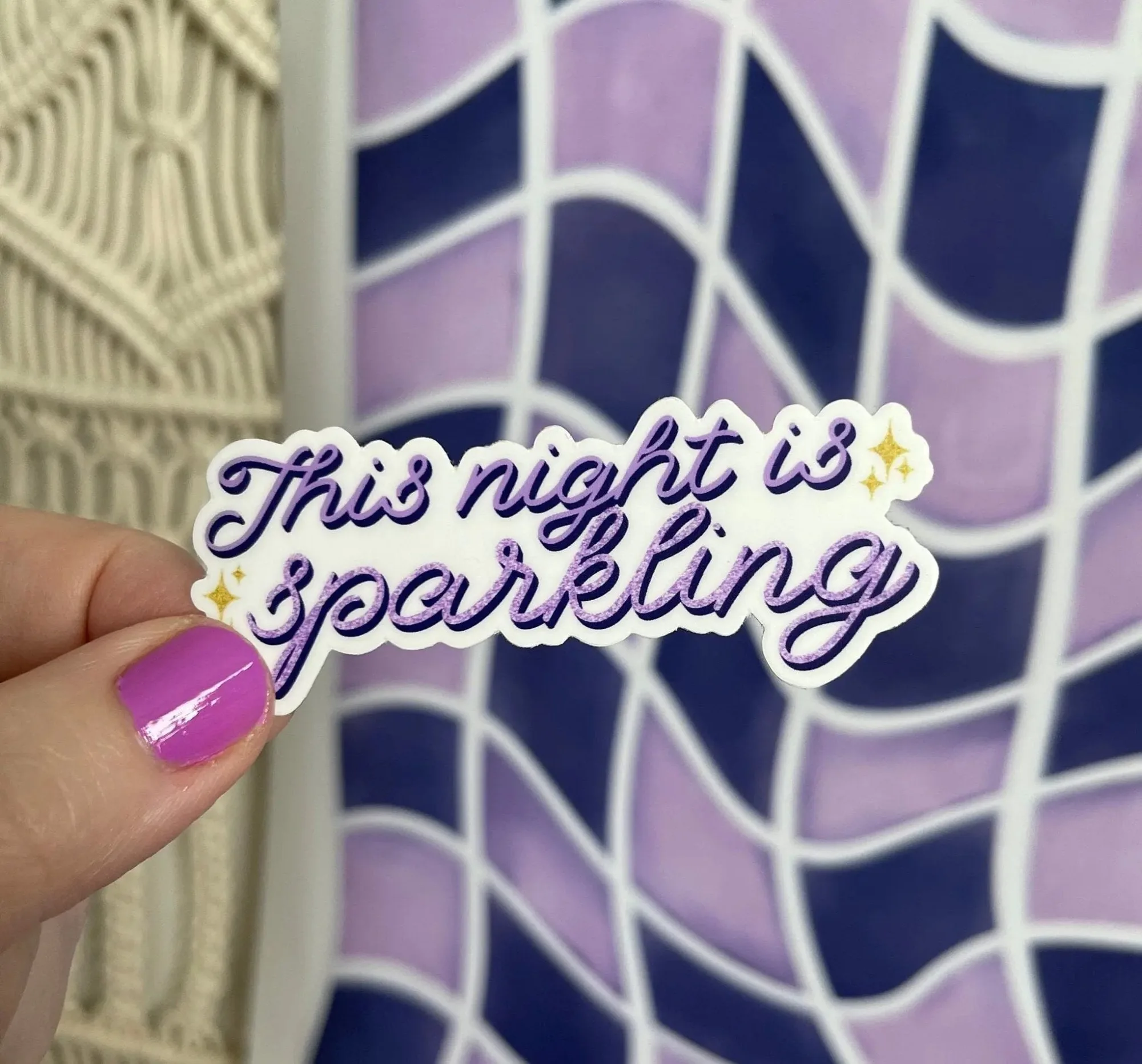 This Night Is Sparkling sticker