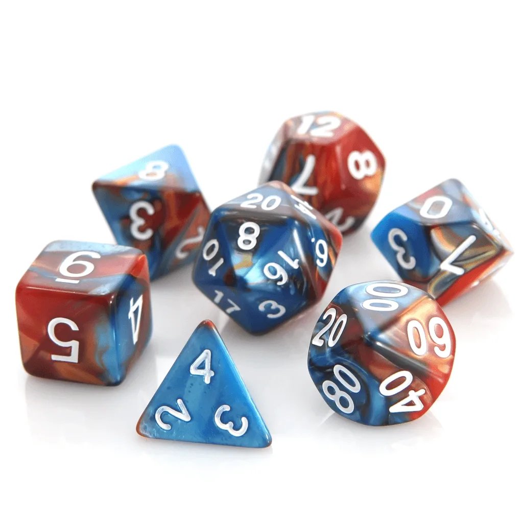Copper and Purple Alloy Dice: What to Expect From the Finish