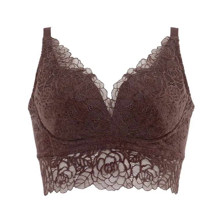 Soft Lacy Wireless Shaping Bra 26A1