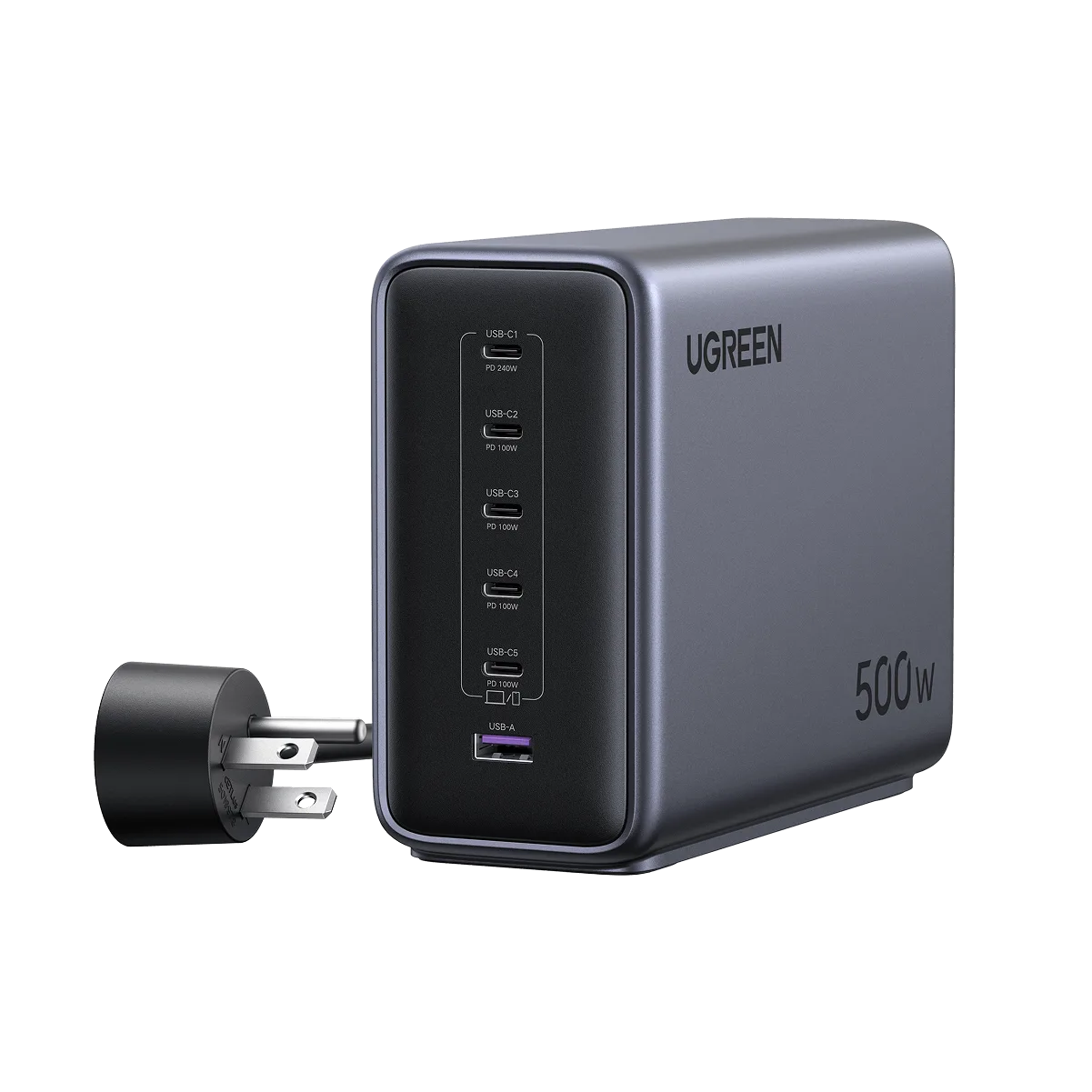 شاحن UGREEN Nexode 500W 6 منافذ: ماذا يمكنه تشغيل؟