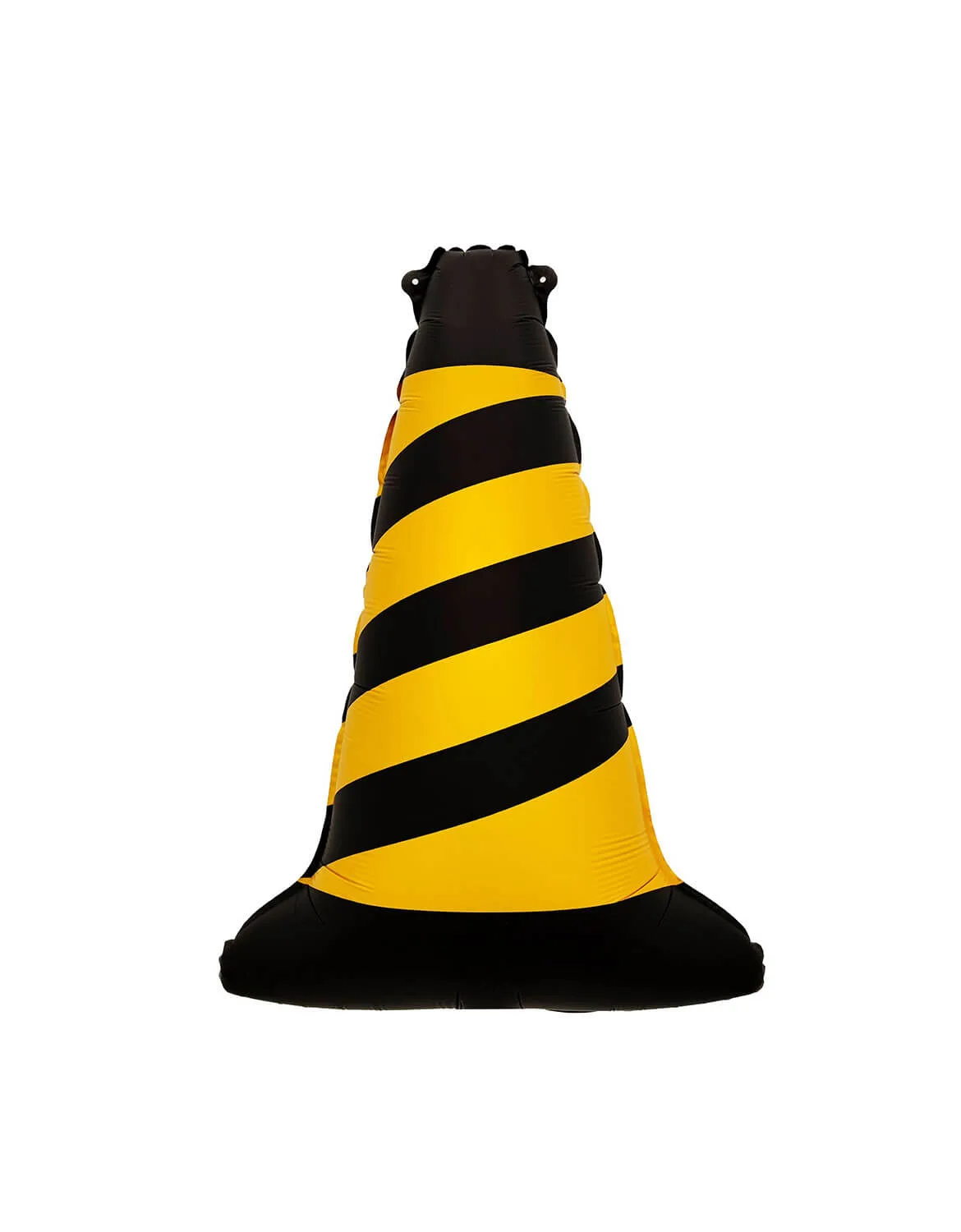 Yellow Traffic Cone Foil Mylar Balloon