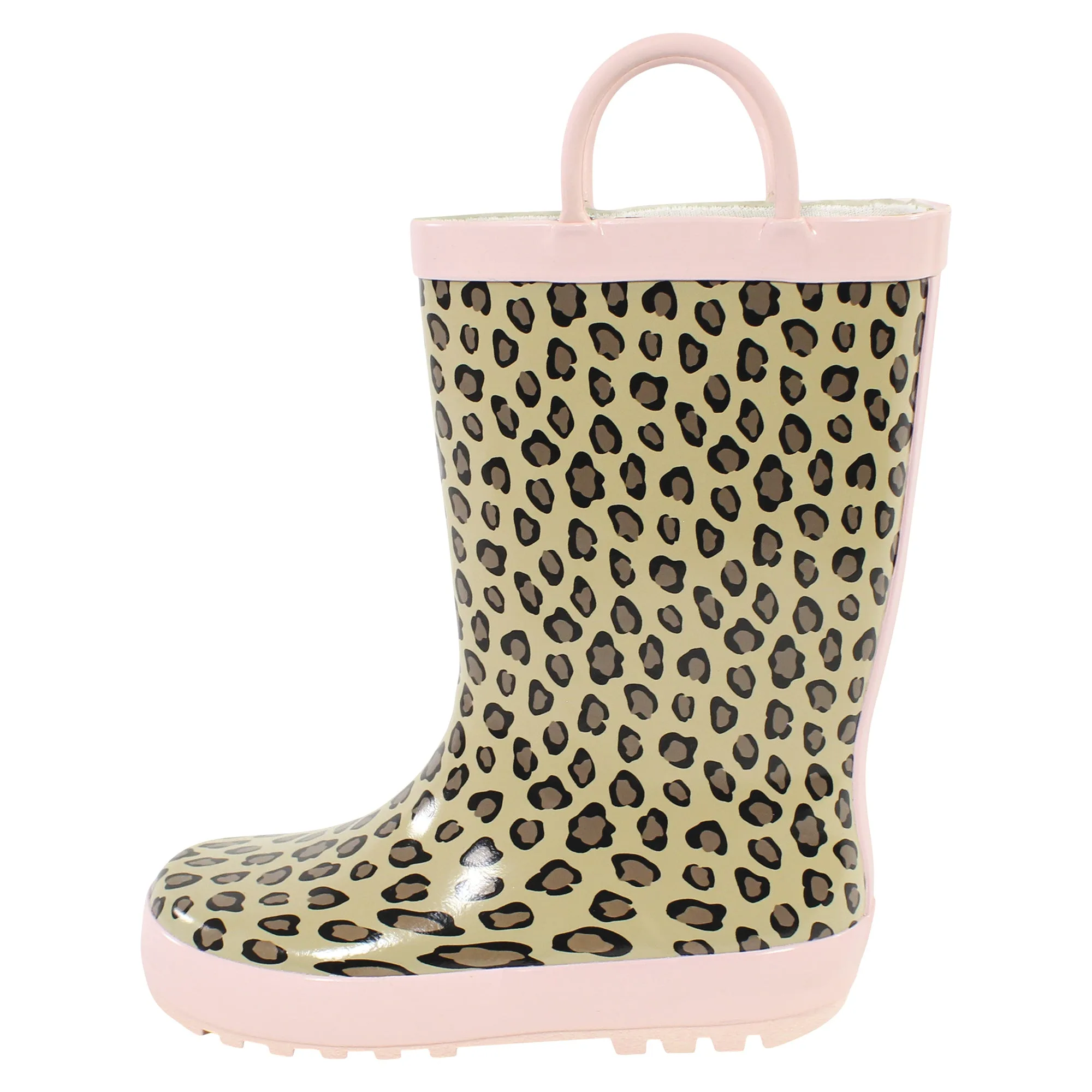 Stivali da pioggia Hudson Baby, Leopard Pink