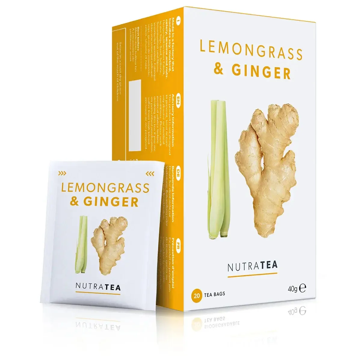 Lemongrass & Ginger Tea – 20 Tea Bags