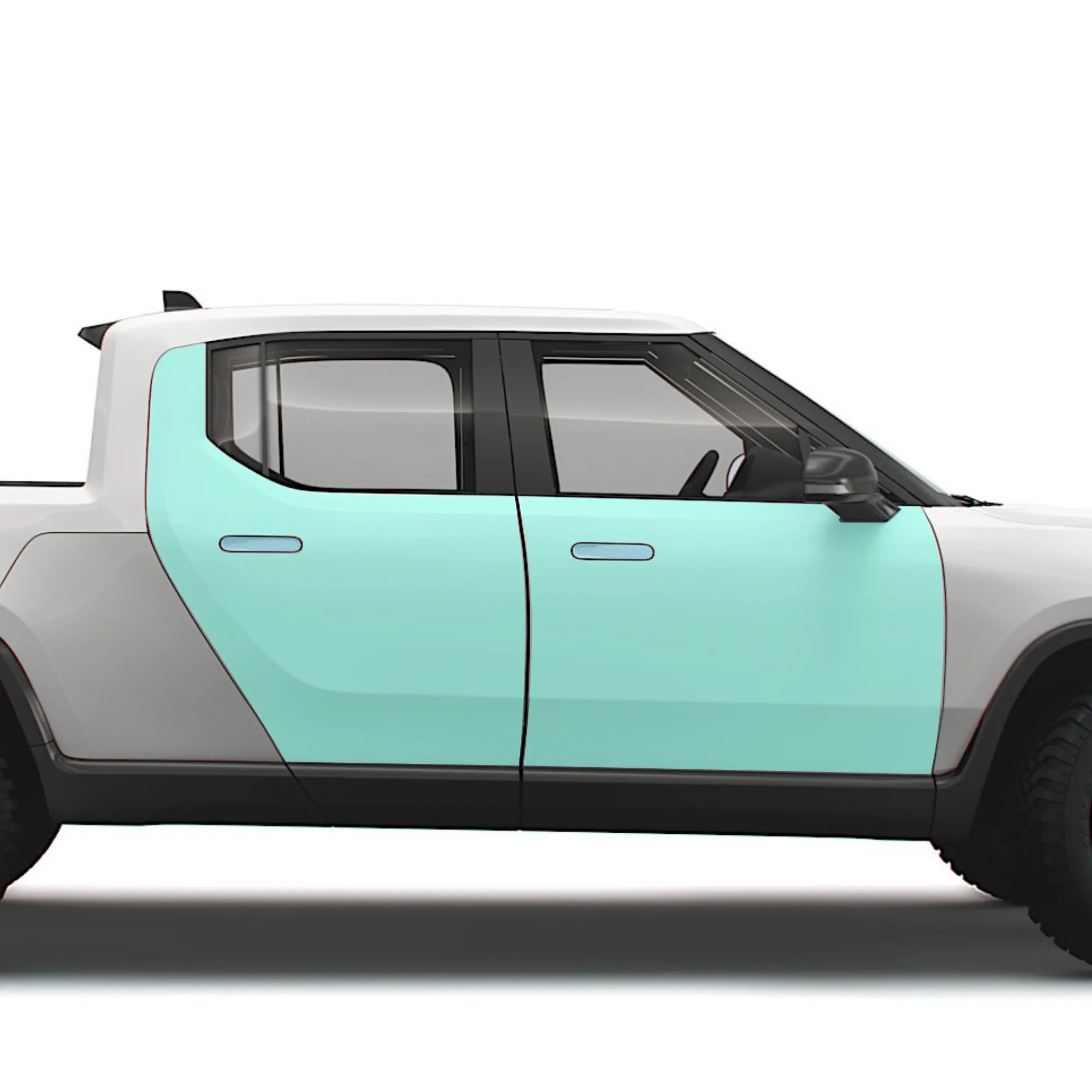 車門透明保護膜 (PPF) Rivian R1T 專用