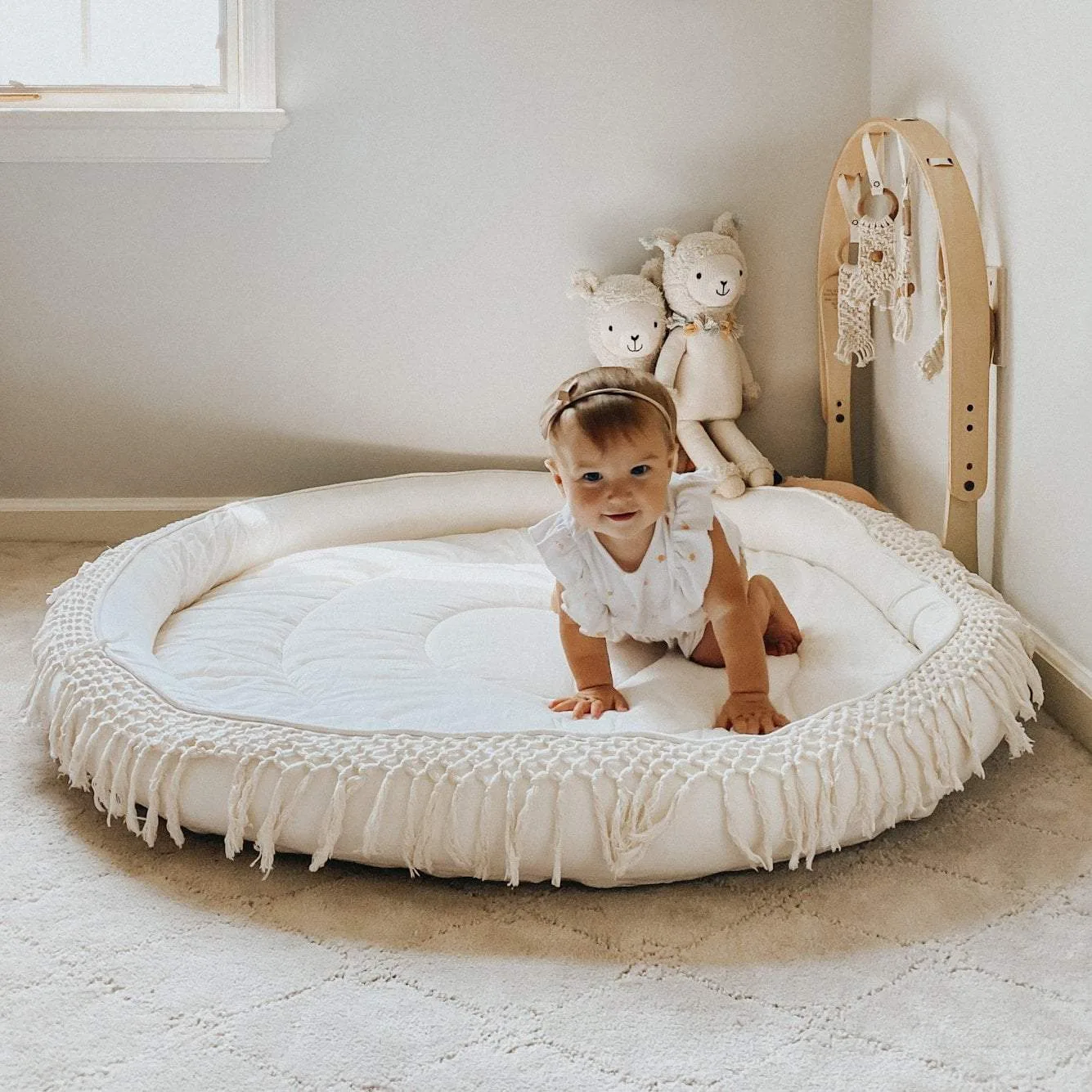 Macrame Organic Round Play Mat