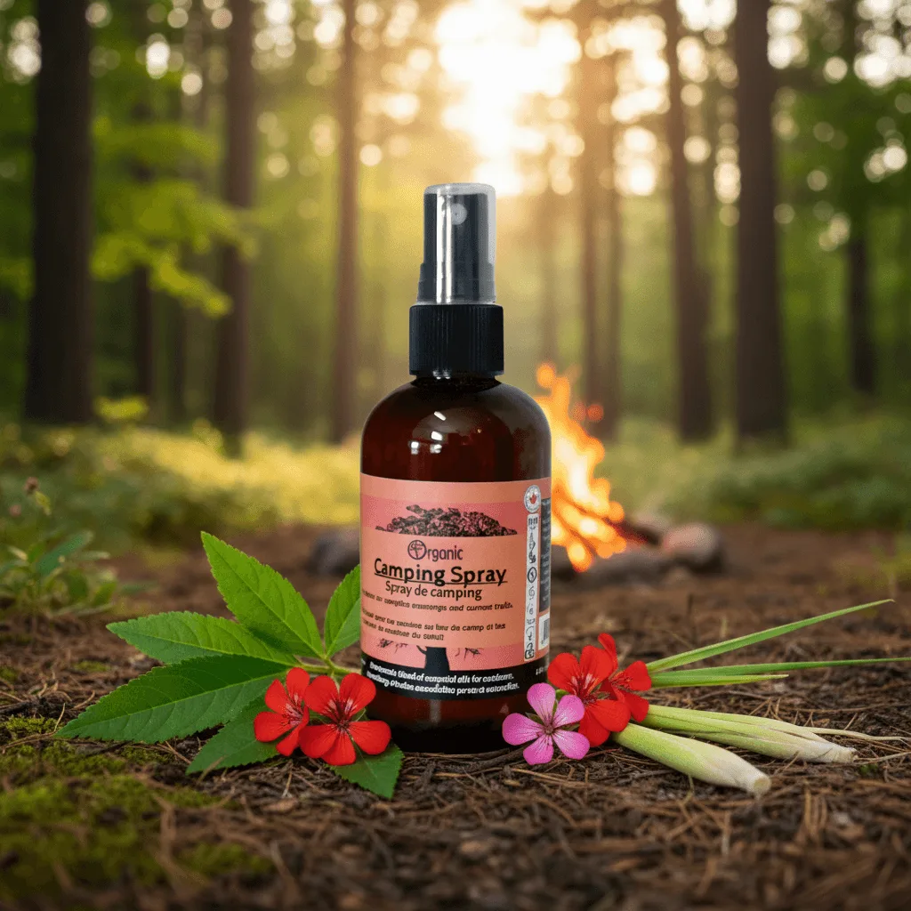 Naturlig insektspray til camping: DIY-guide
