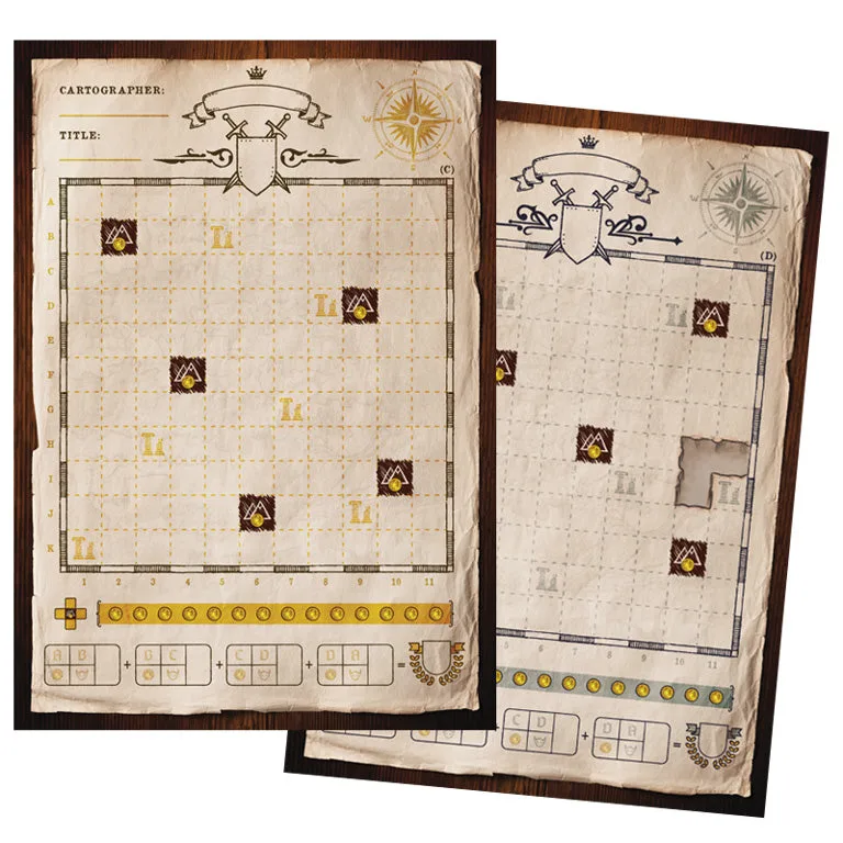 Cartographers: Extra Map Sheets C/D