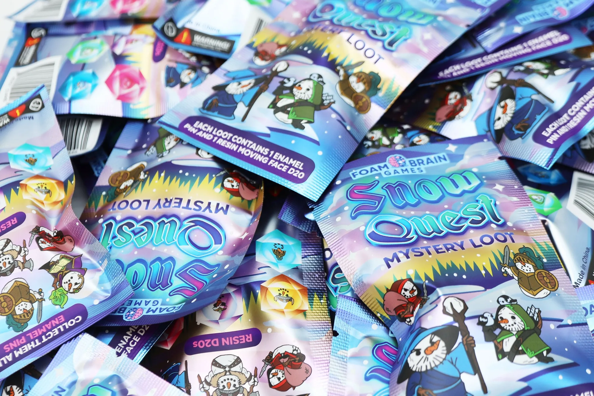 Que contient le coffre mystère Snow Quest ?