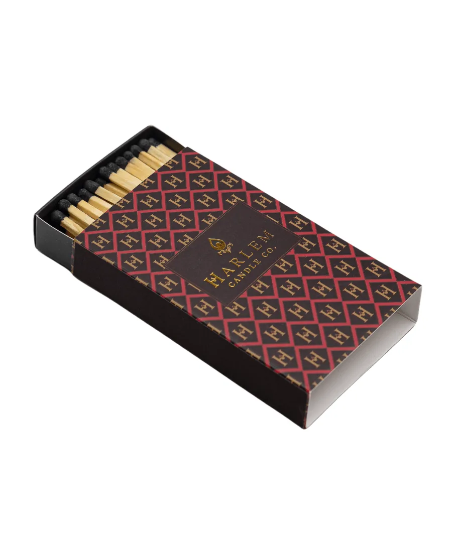 Elegant Matches - Art Deco Design in Red