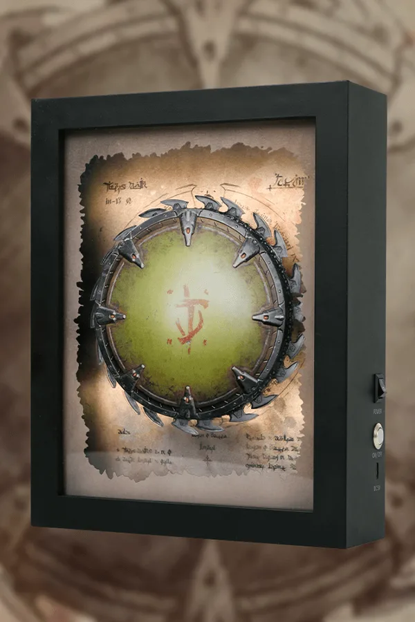 DOOM: The Dark Ages Spinning Shield Saw Shadowbox