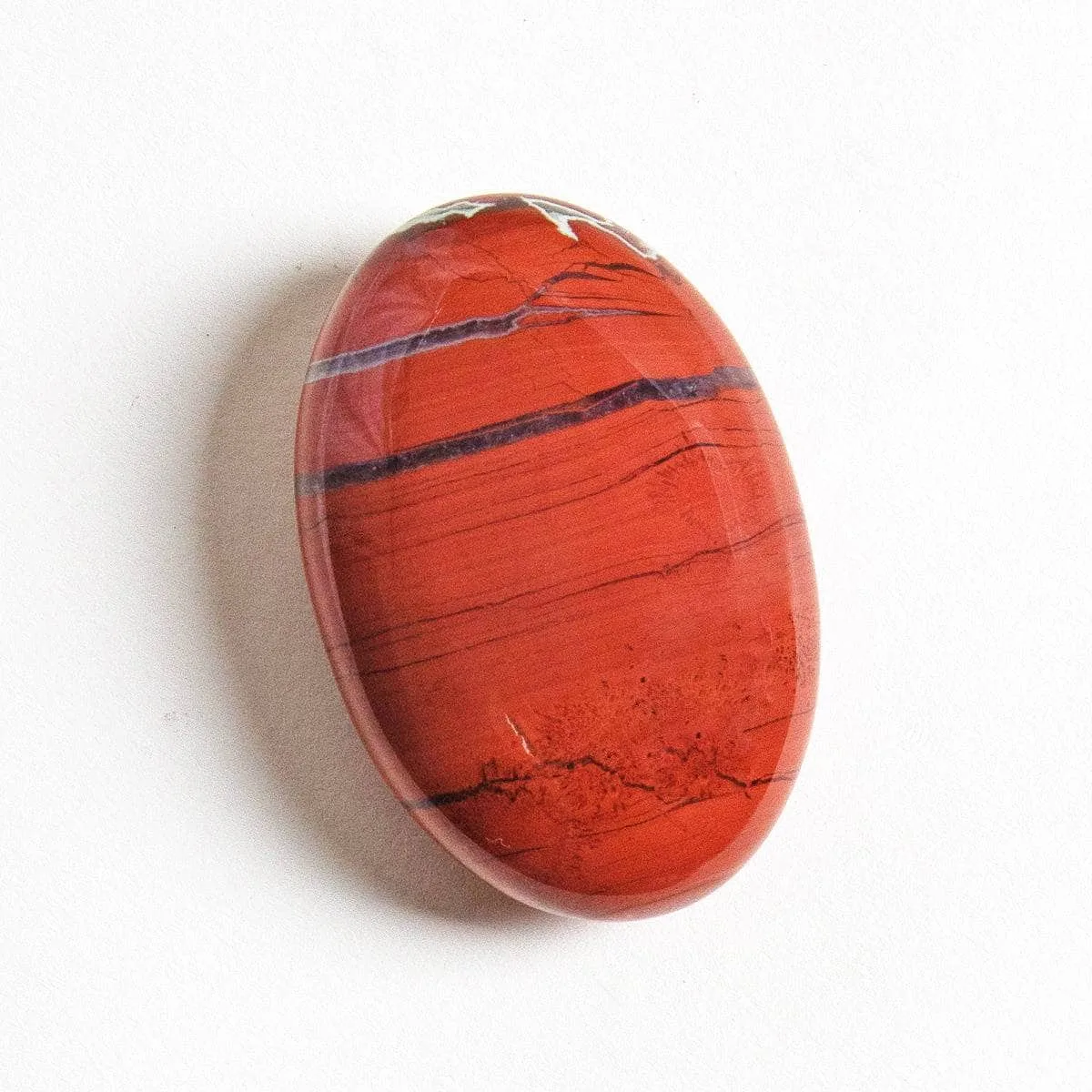 RED JASPER PALM STONE