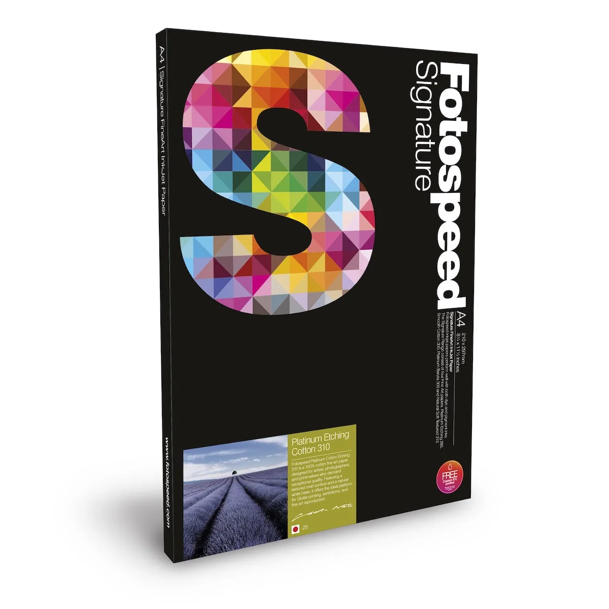Fotospeed Platinum Etching Cotton 310 A3 25 Sheets