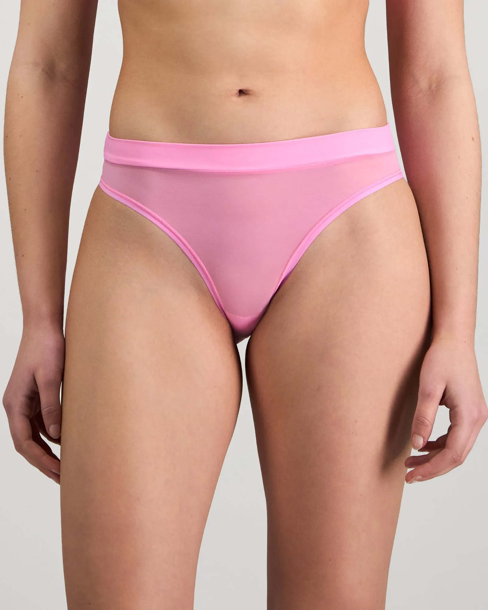 Lightweight High Cut Brief - Bubblegum Pink