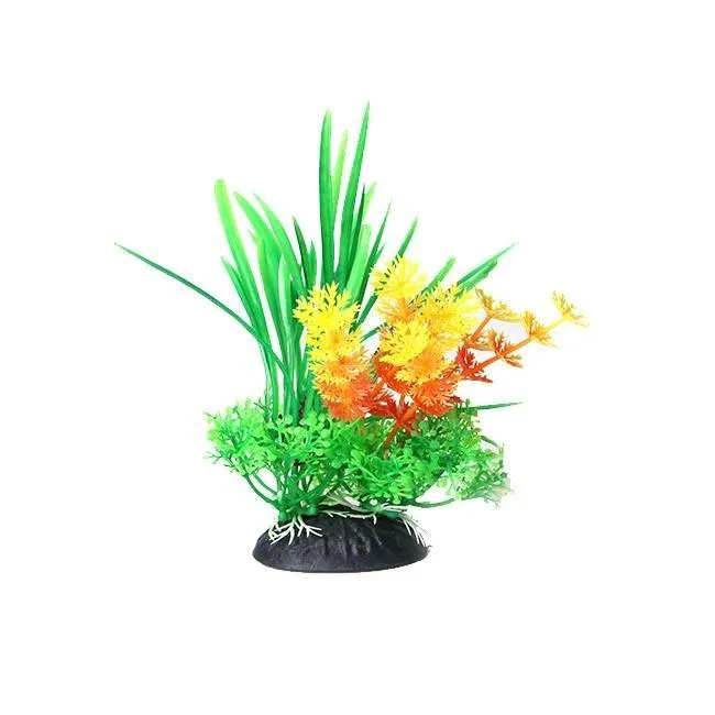 Artificial Small Plastic Yellow Green Cabomba Vallis Plant