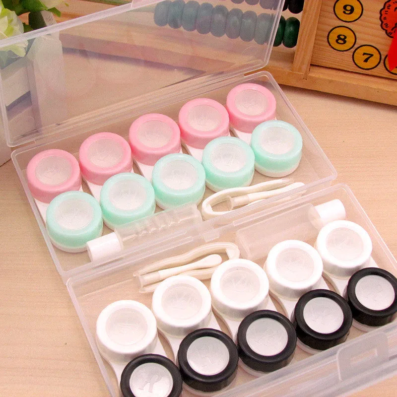 Improved Quality Travel Pack lens Cases (5 in 1)