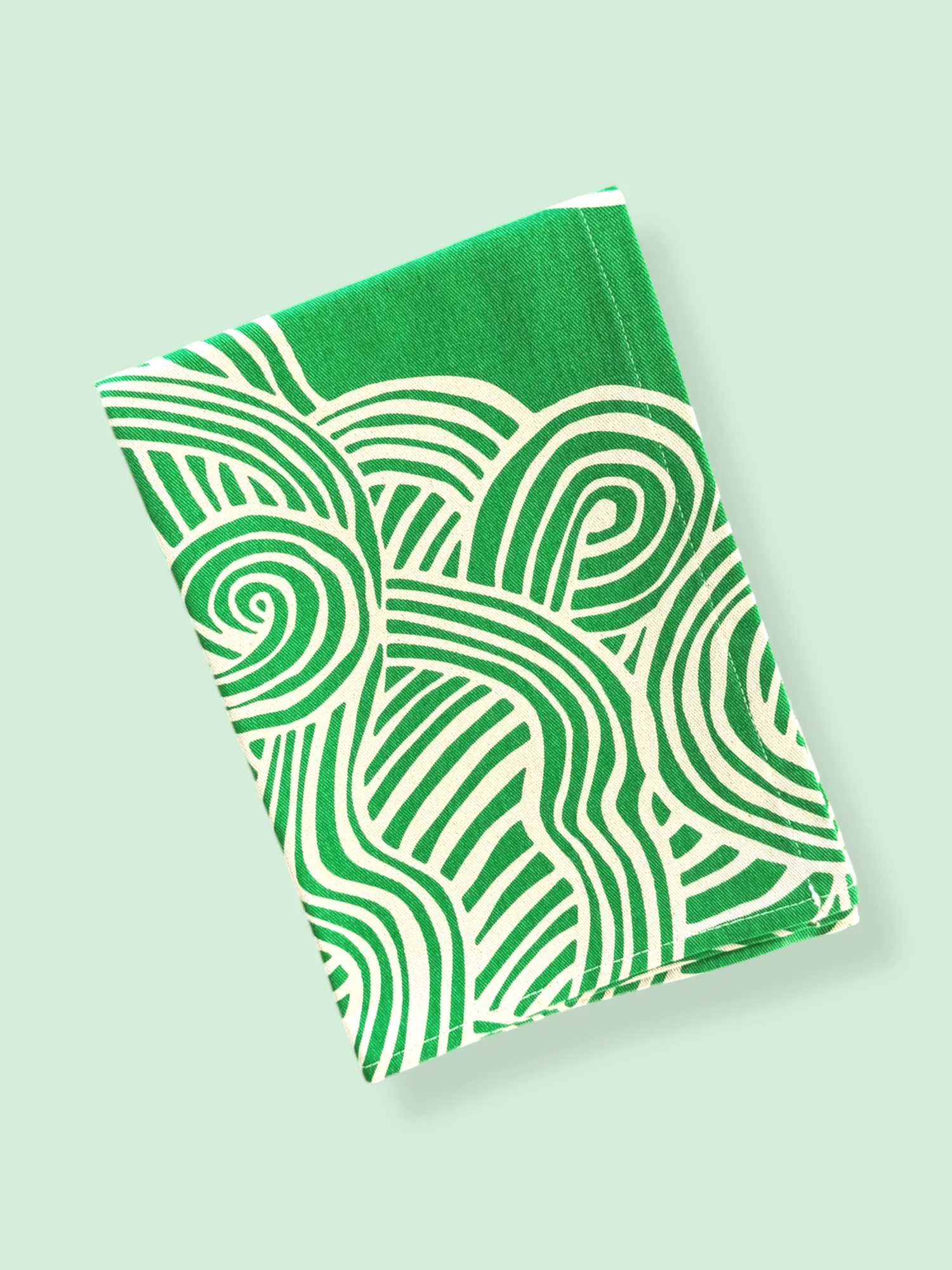 Tea Towel Green Zen