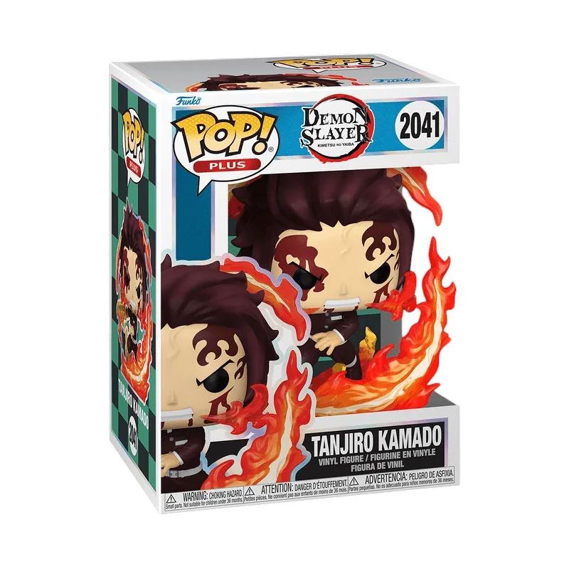 Funko Pop! Plus Tanjiro Kamado (Dancing Flash) #2041 — Demon Slayer Vinyl Figure