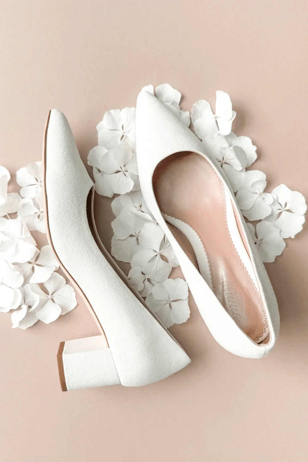 Josie Ivory Suede Brautkleid