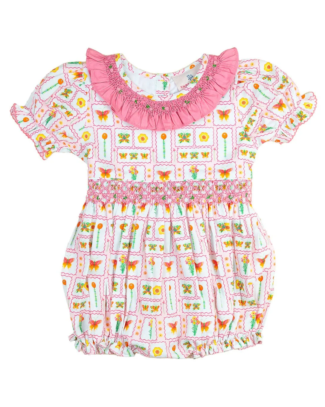 Cómo tallar y vestir a un bebé con un mameluco Smocked Bubble Romper