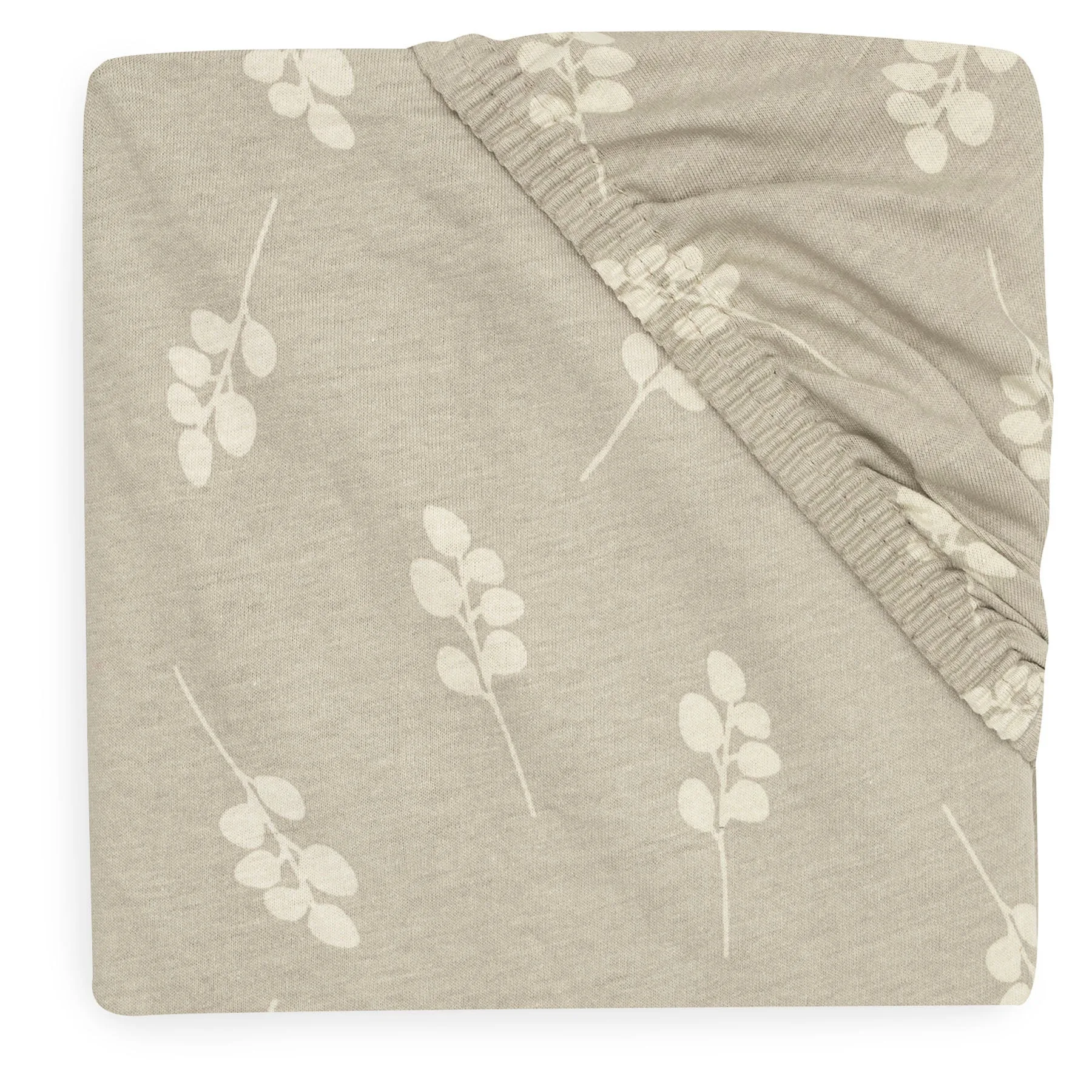 Toddler Bed Fitted Sheet | 140 x 70 cm - Twig Olive Green