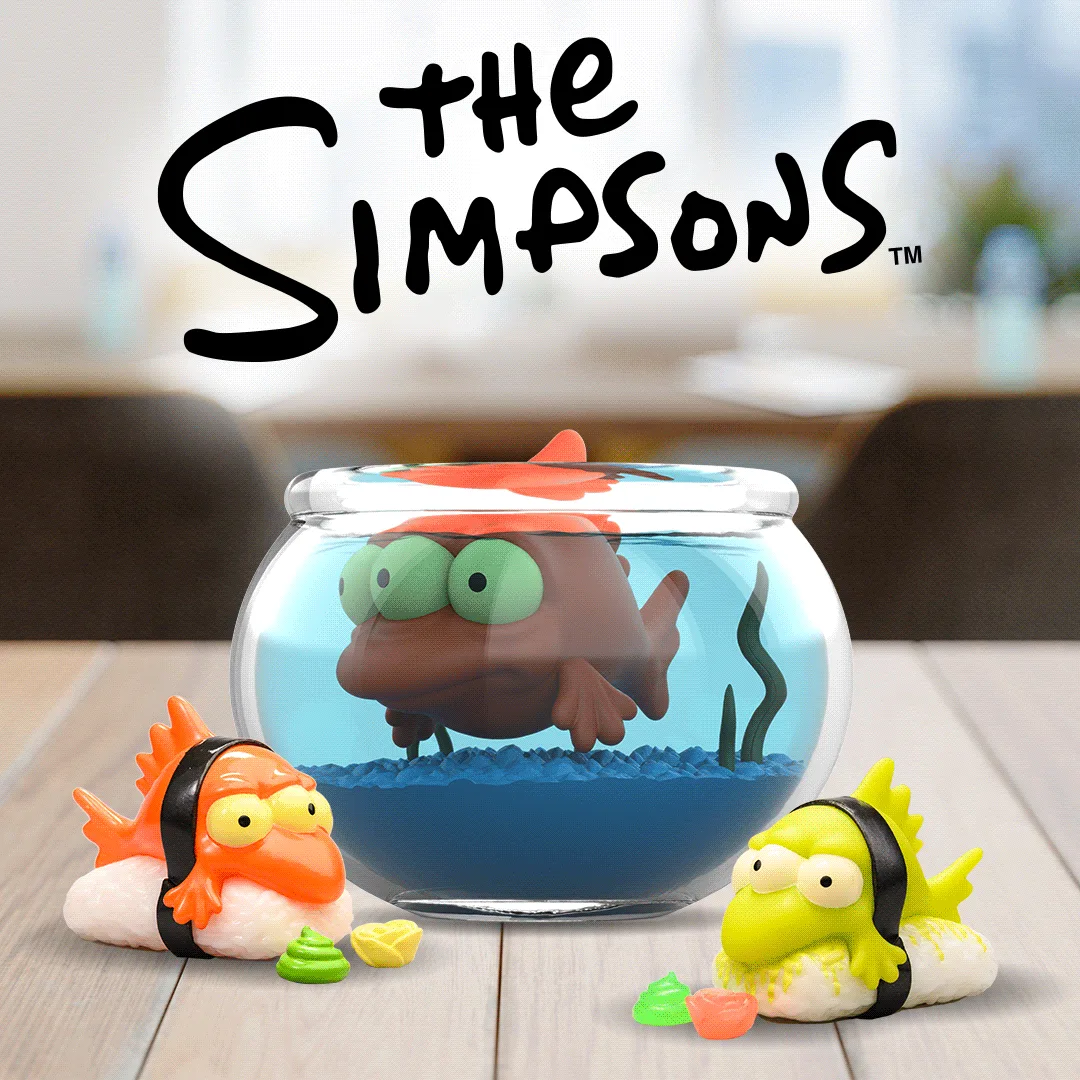 The Simpsons - Blinky in Fish Bowl 5.5" Vinyl Art Figure - (PRE-ORDER)