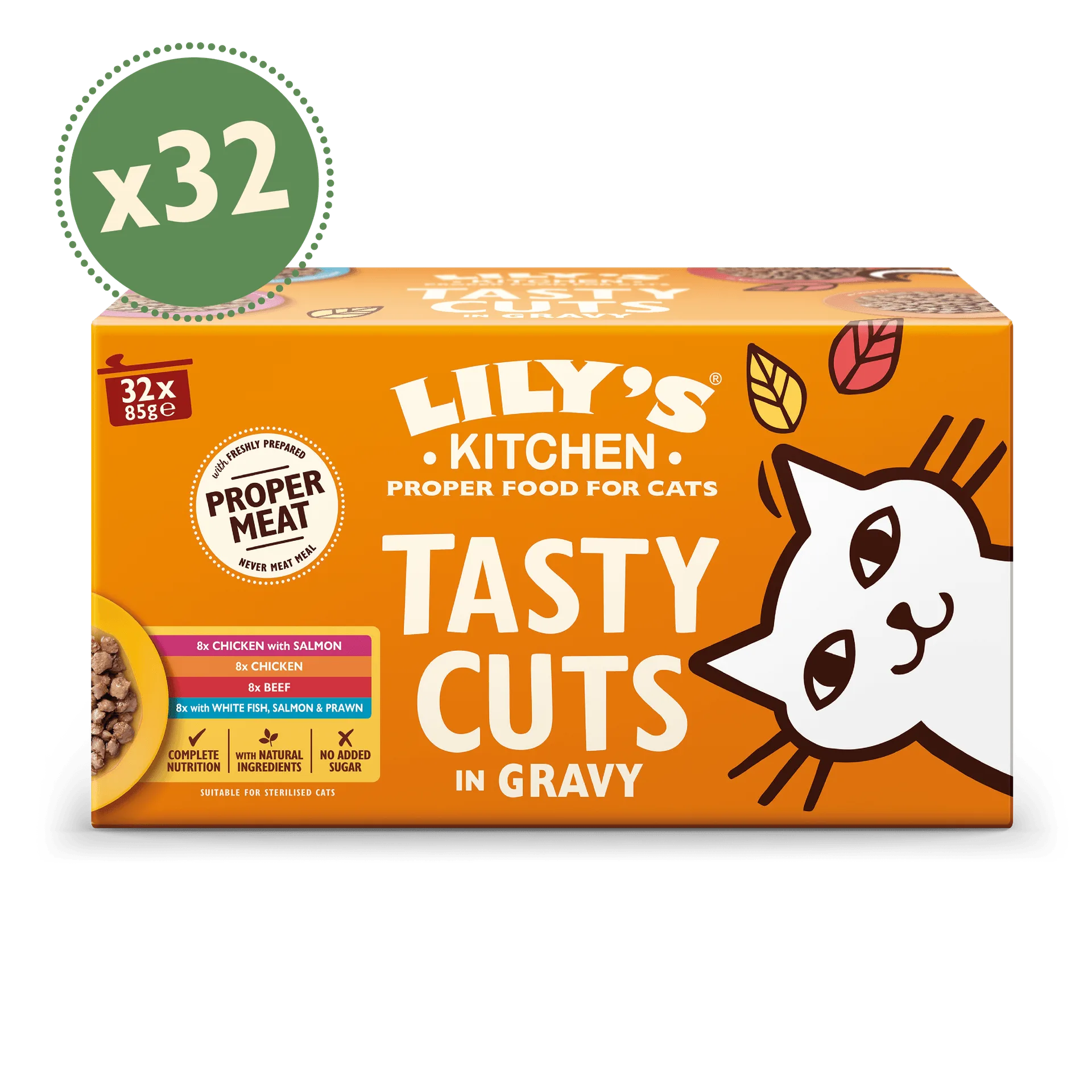 Tasty Cuts in Gravy Multipack (32 x 85g)