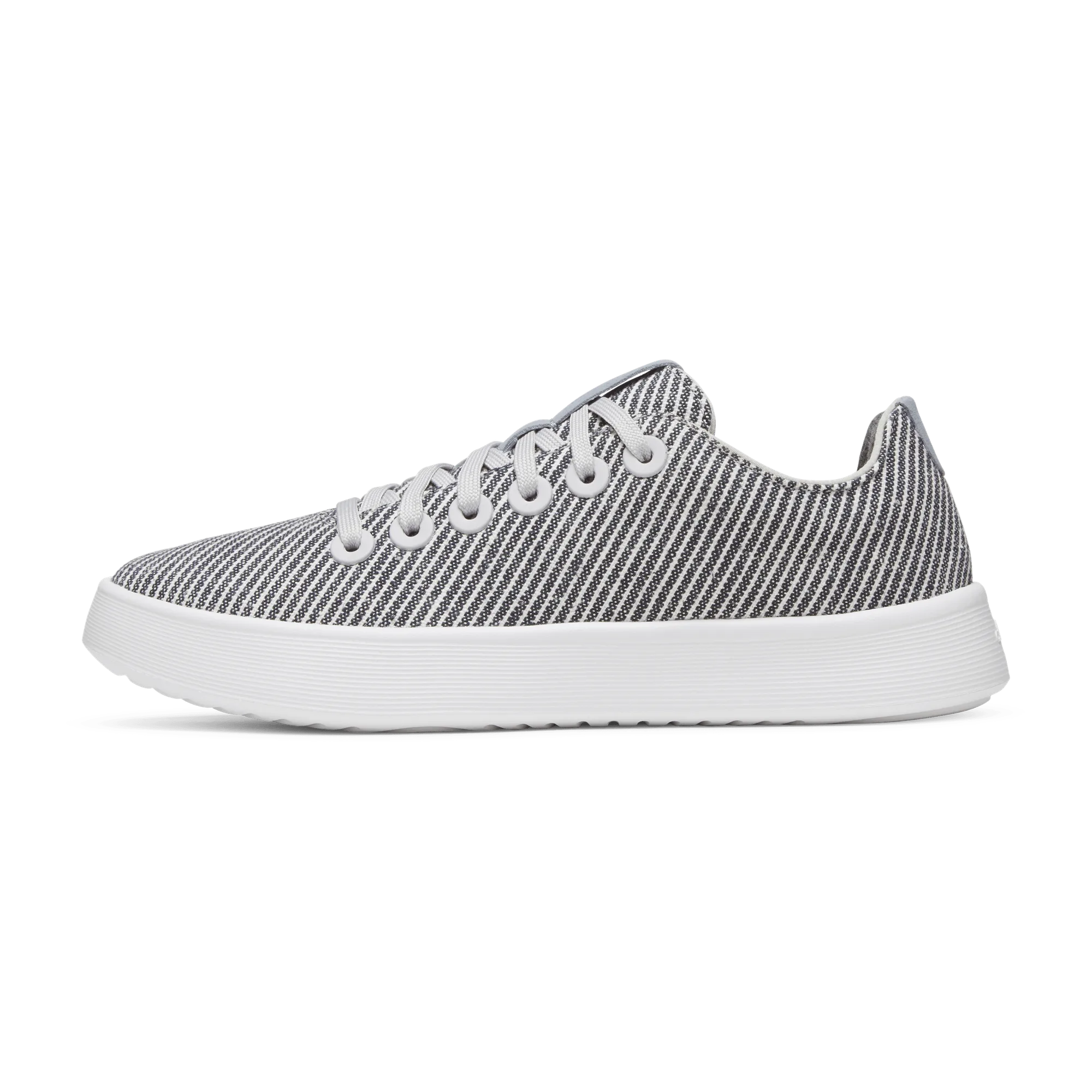 Como limpar as Allbirds Canvas Cruiser masculinas com riscas azul-marinho