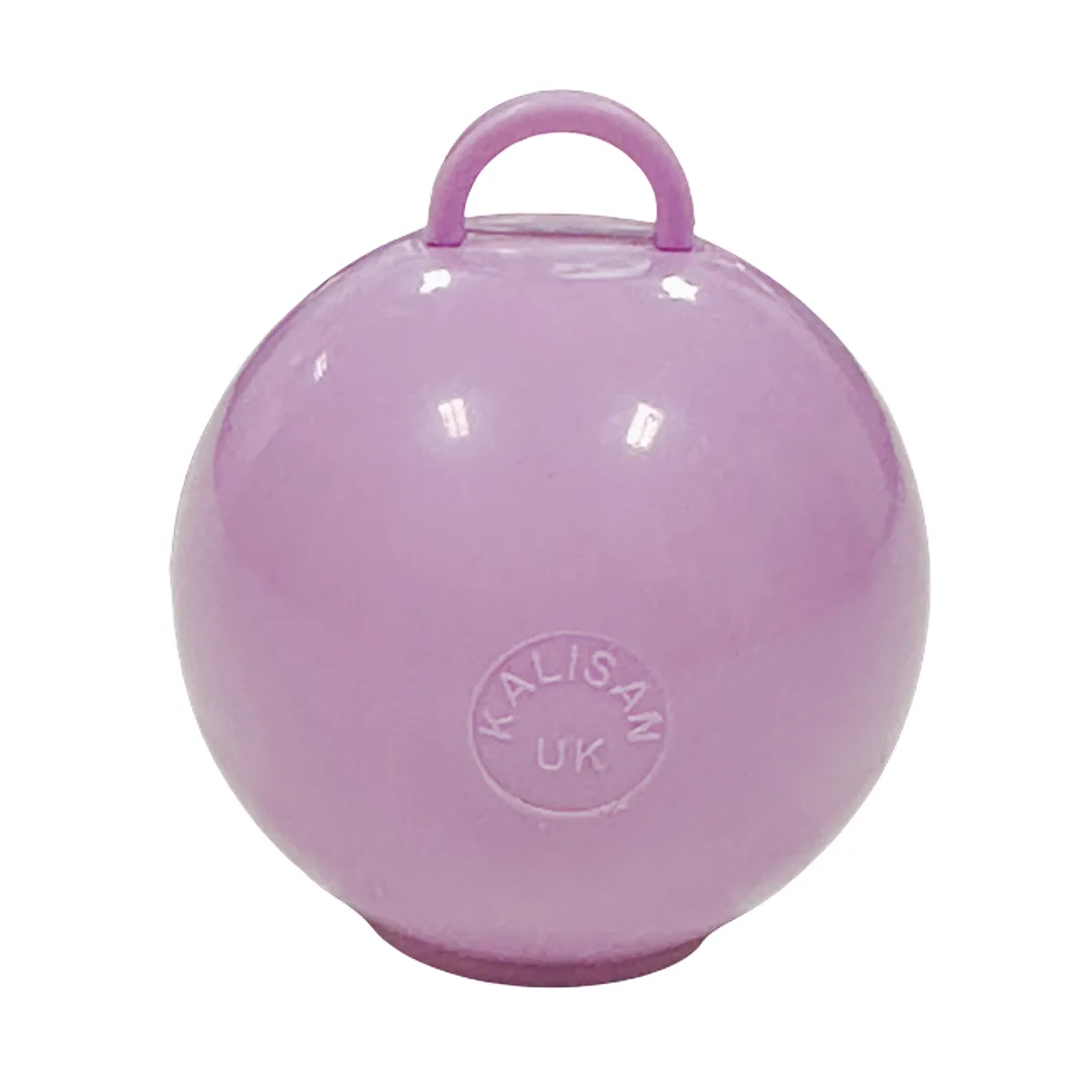 Lilac Round Bubble Balloon Weight 75g