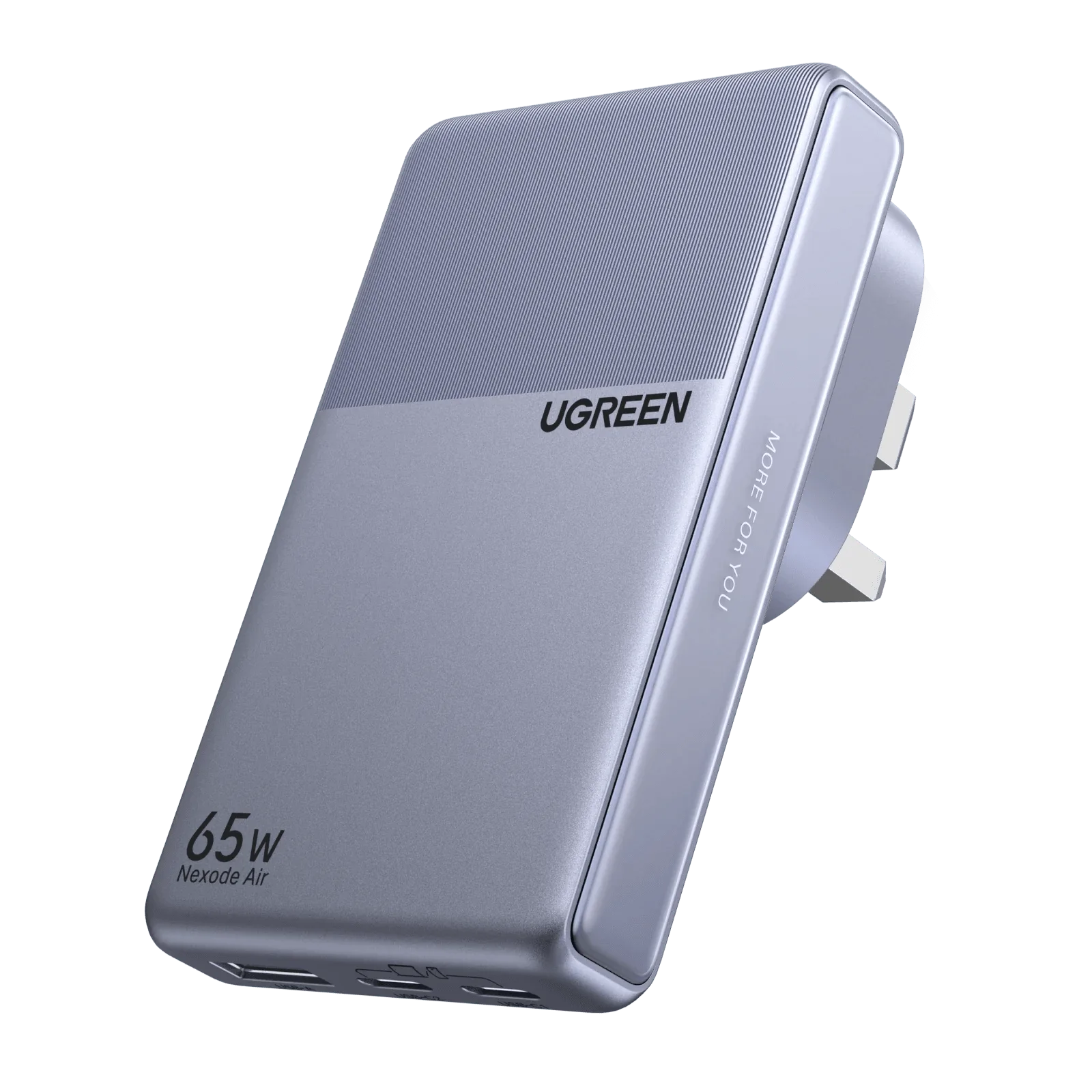 UGREEN Nexode Air Slim Charger (65W, 3-Port, Foldable Plug)