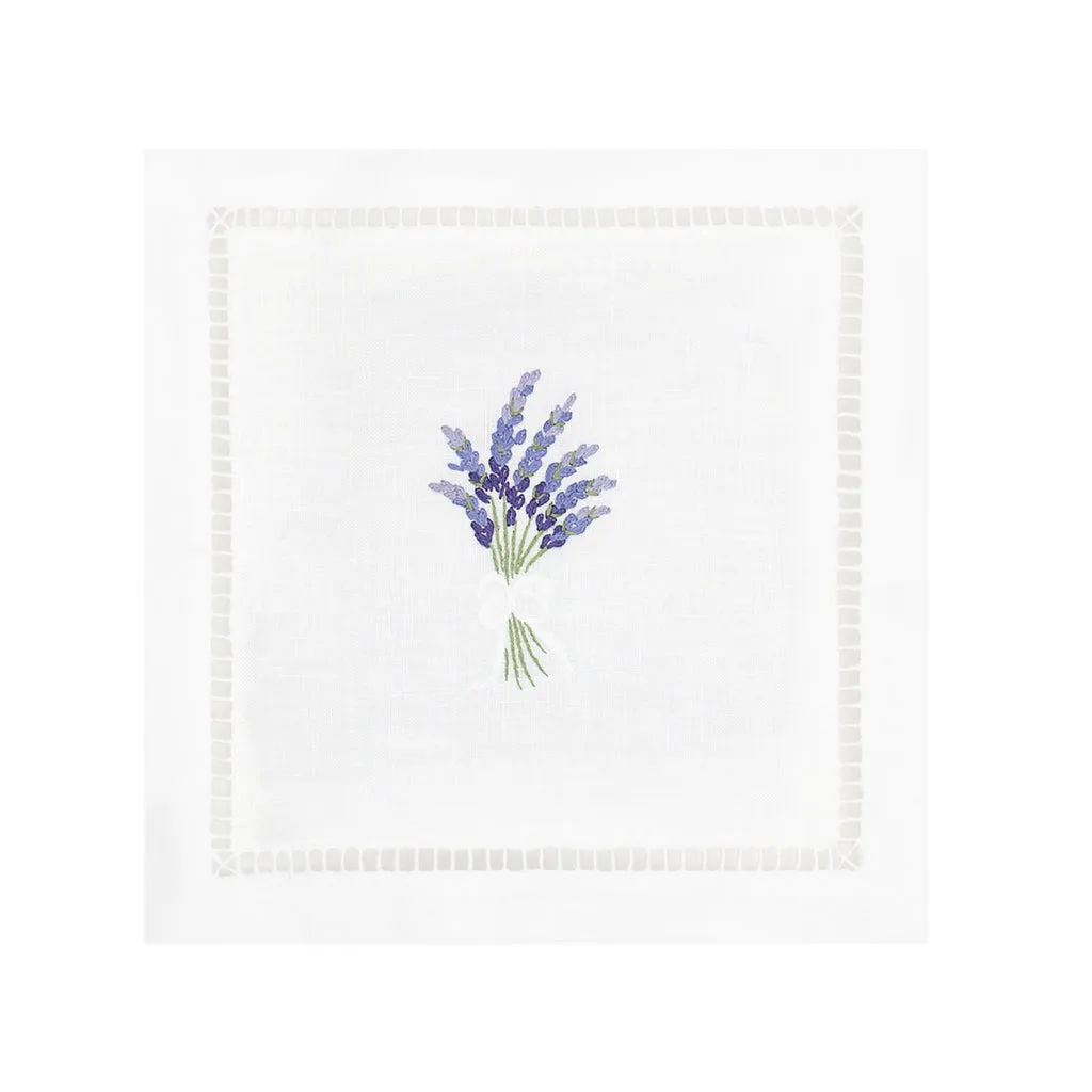 The Embroidered Hemstitched Lavender Sachet