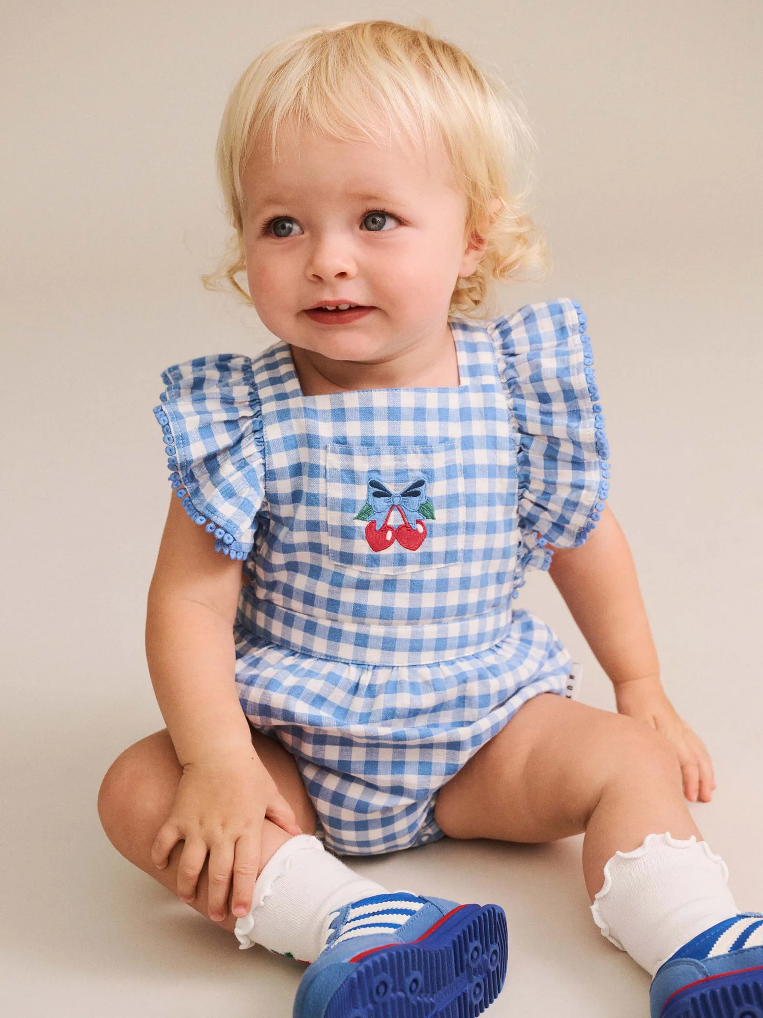 Dusty Blue Gingham Bow Playsuit: Styling for Every Season