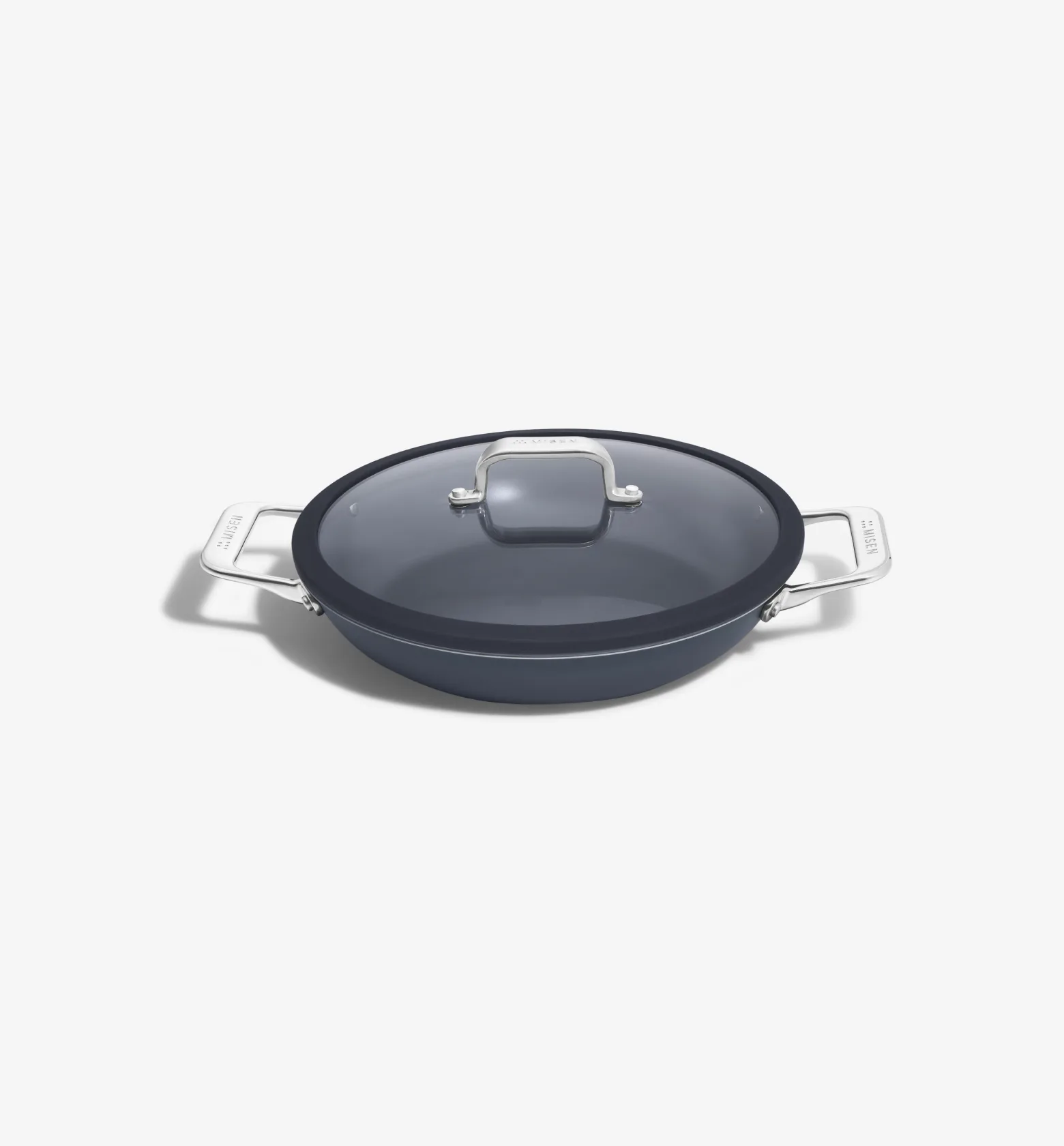 " Carbon Nonstick™ Round Roaster + Glass Lid