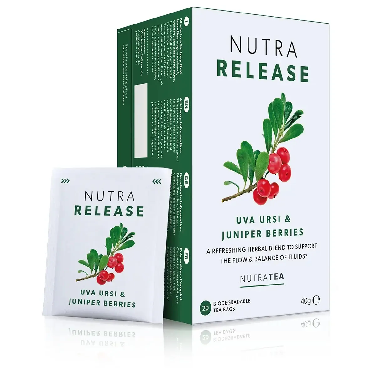 NutraRelease – Diuretic Tea – 20 Tea Bags