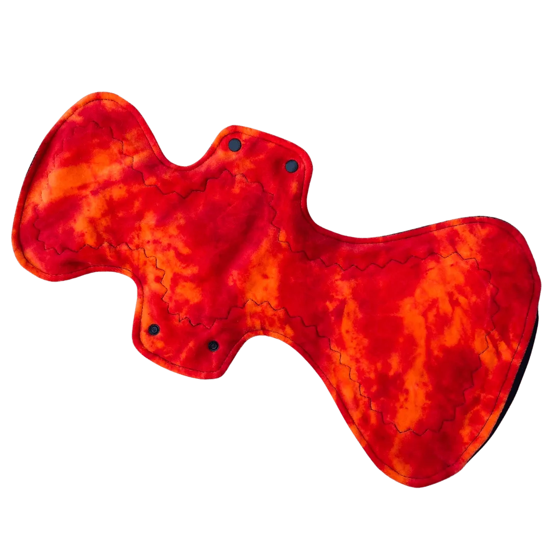 Serviette Red Moon Mega - Serviette réutilisable en coton bio pour post-partum et flux très abondant
