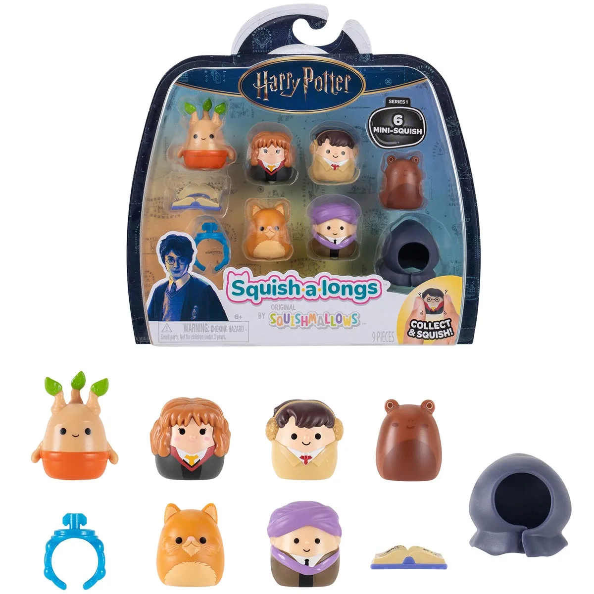 Squish-a-longs Harry Potter speelset: wat zit erin?