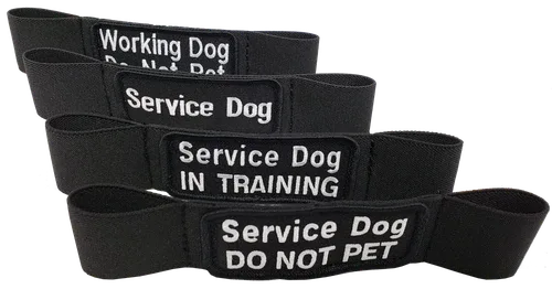 Expanding Elastic Bridge Handle ID Strap Band w/ Patch