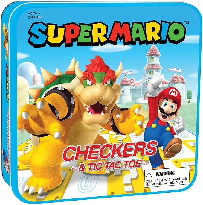 Guide des Dames et du Morpion Super Mario et Bowser
