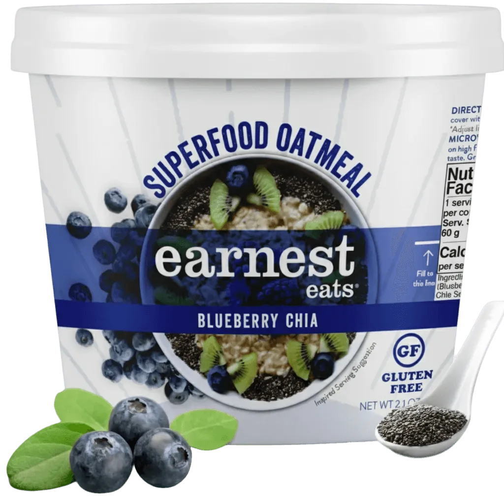 Blueberry Chia Superfood Oatmeal Cups