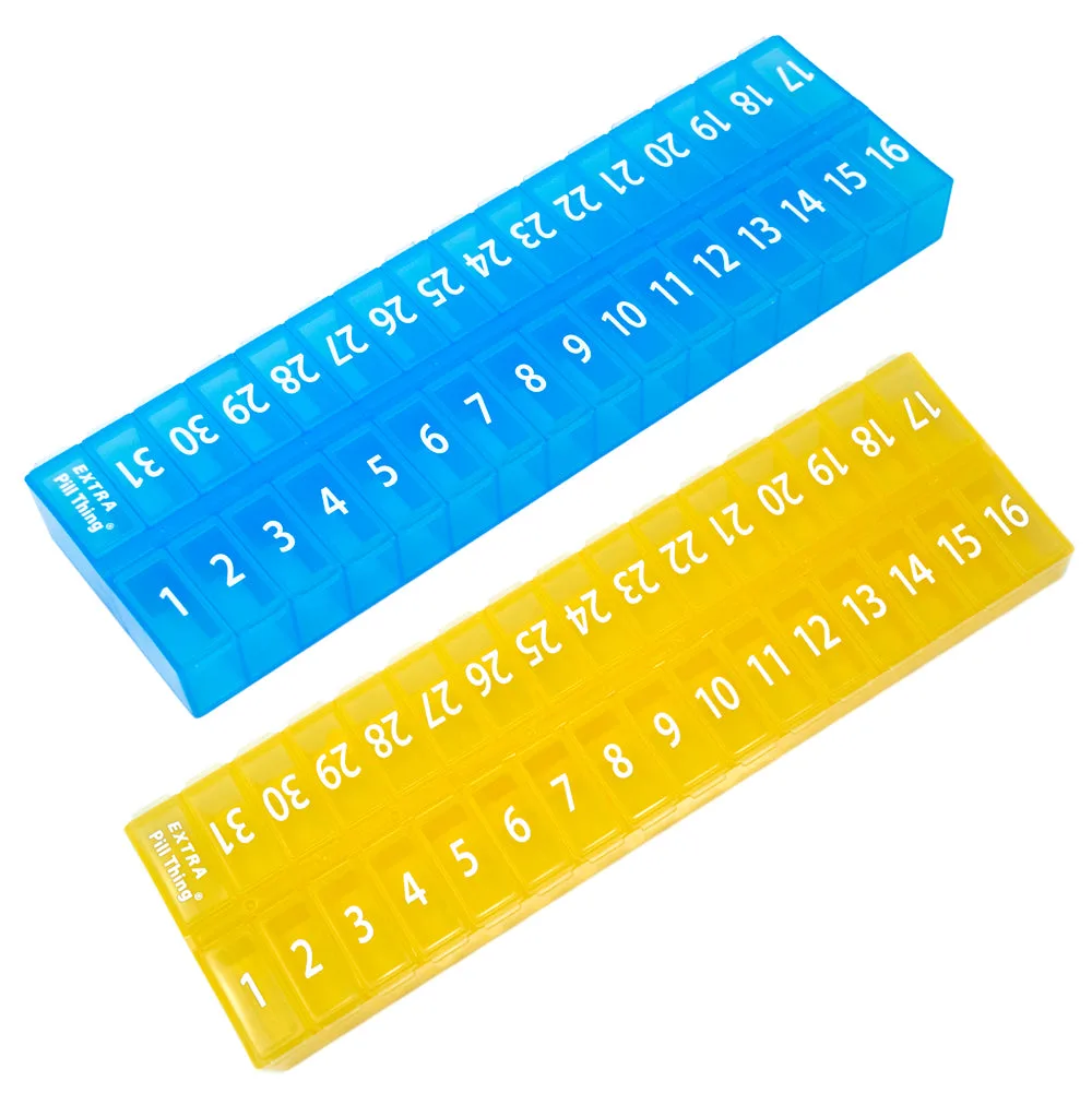 Monthly Pill Planner 2 Pack Set