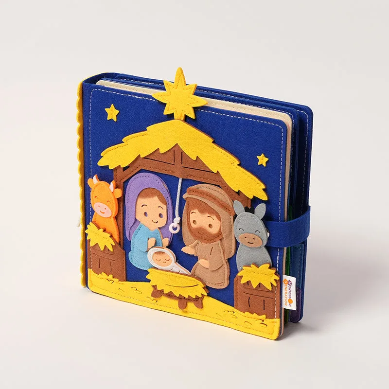 Libro blando del belén Montessori