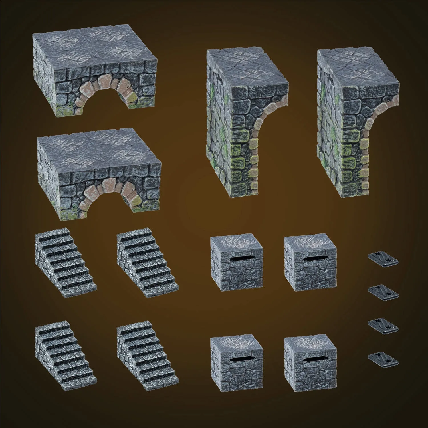 Urban Elevation - Arches (Painted)