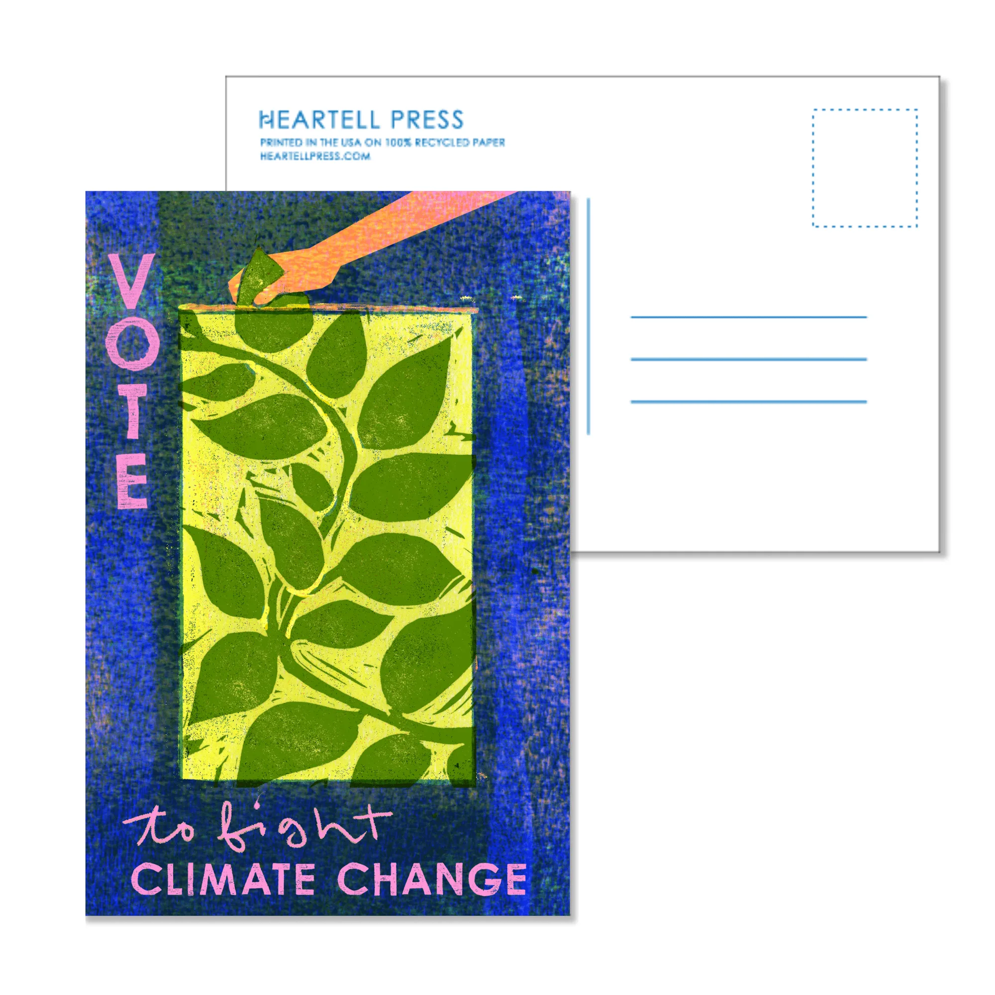 Vote to Fight Climate Change Postcard